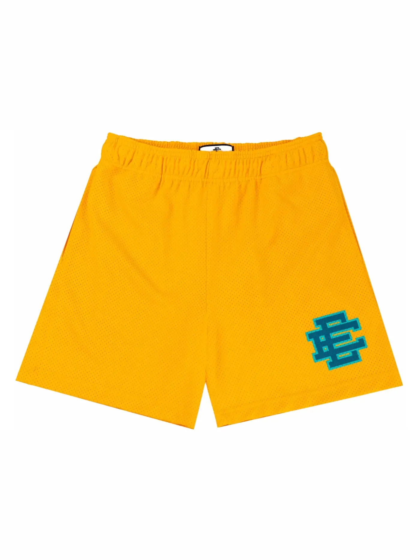 Мужские шорты с принтом Eric Emanuel EE Basic Short — изображение 1 из 1, желтый/синий