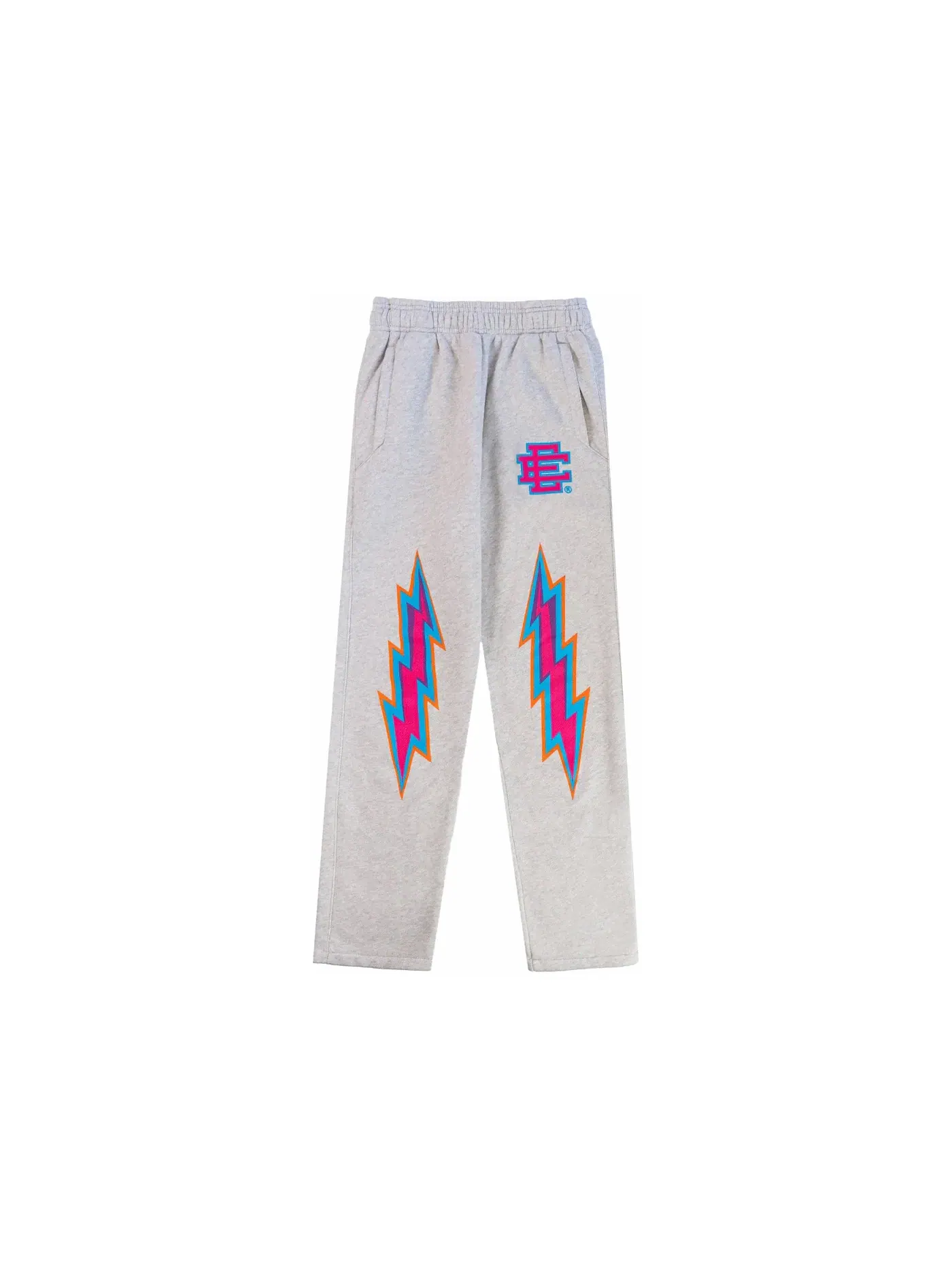 Мужские спортивные штаны с принтом Sweatpant Eric Emanuel — изображение 1 из 1, серый/фиолетовый