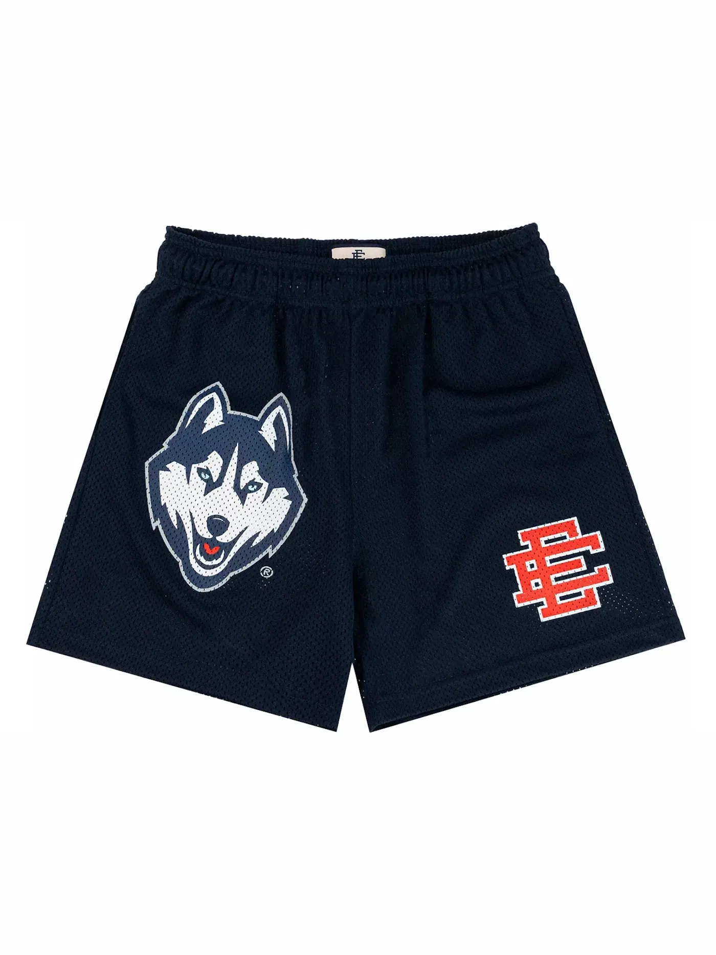 Мужские шорты с принтом Eric Emanuel EE Basic UCONN Short — изображение 1 из 2, темно-синий/красный