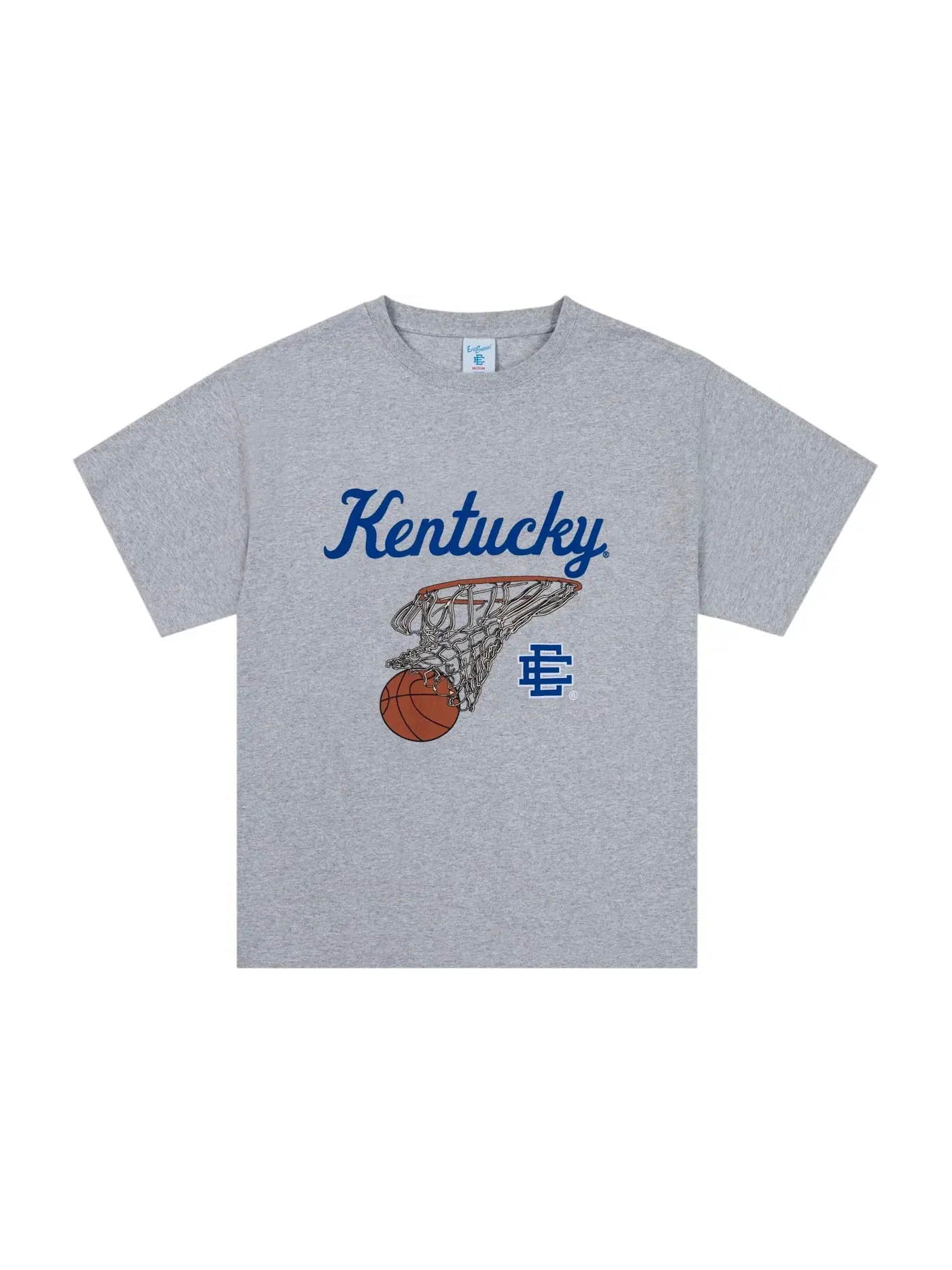 Мужская футболка с принтом Eric Emanuel EE Basic University of Kentucky T-Shirt — изображение 1 из 1, синий/белый