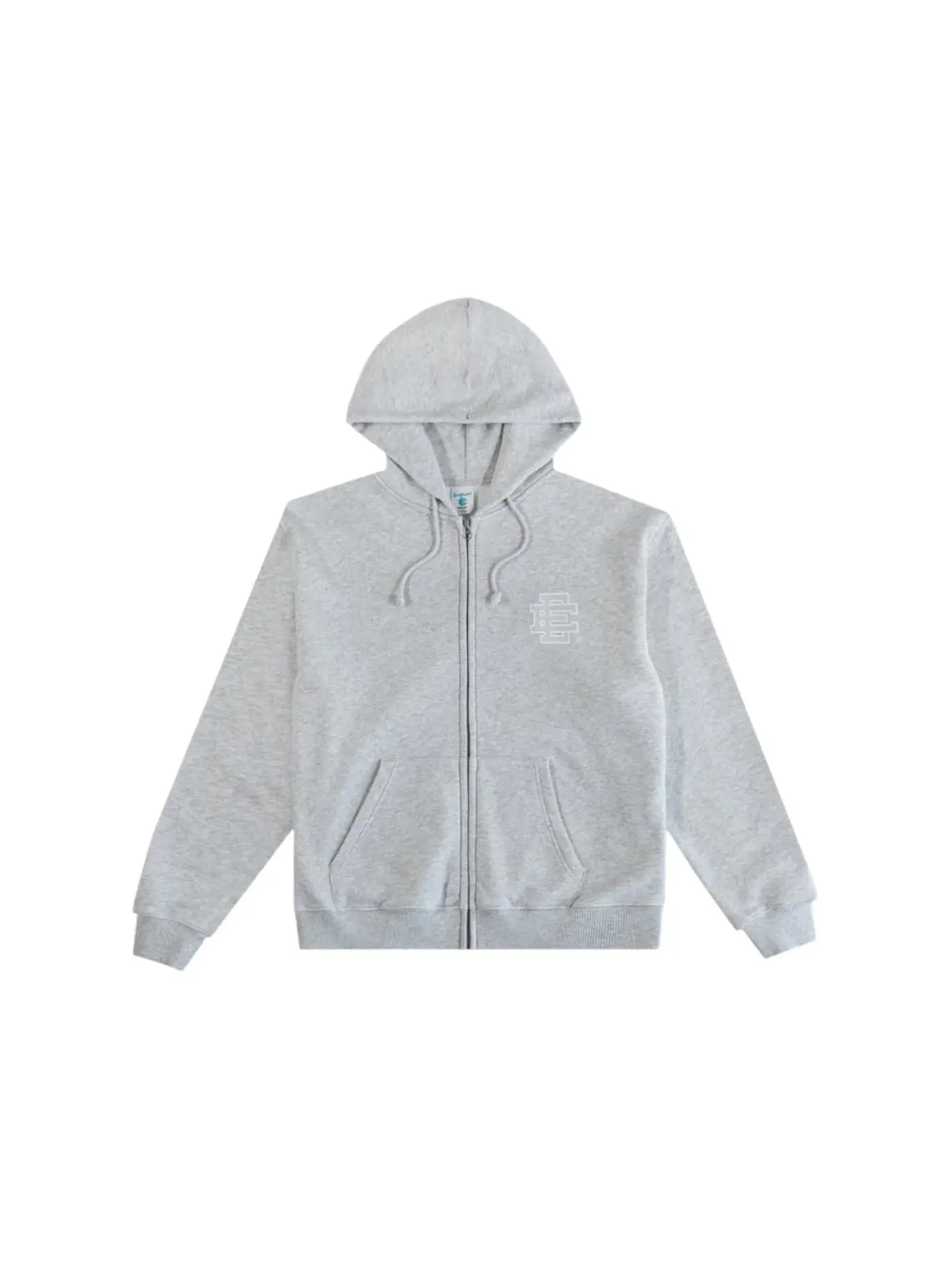 Мужская худи с принтом Hoodie (FW24) Eric Emanuel — изображение 1 из 1, серый/белый