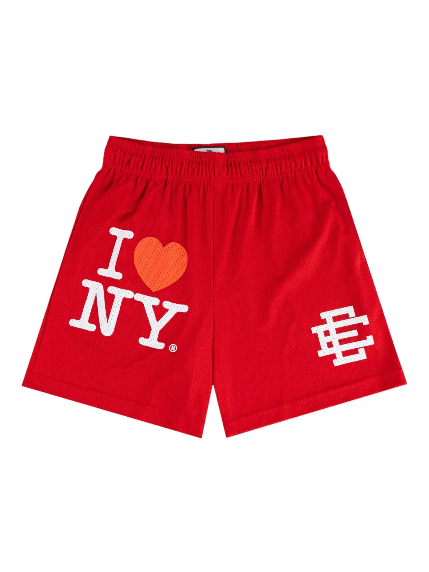 Мужские шорты с принтом Eric Emanuel EE I Love New York Short — изображение 1 из 1, красный/белый