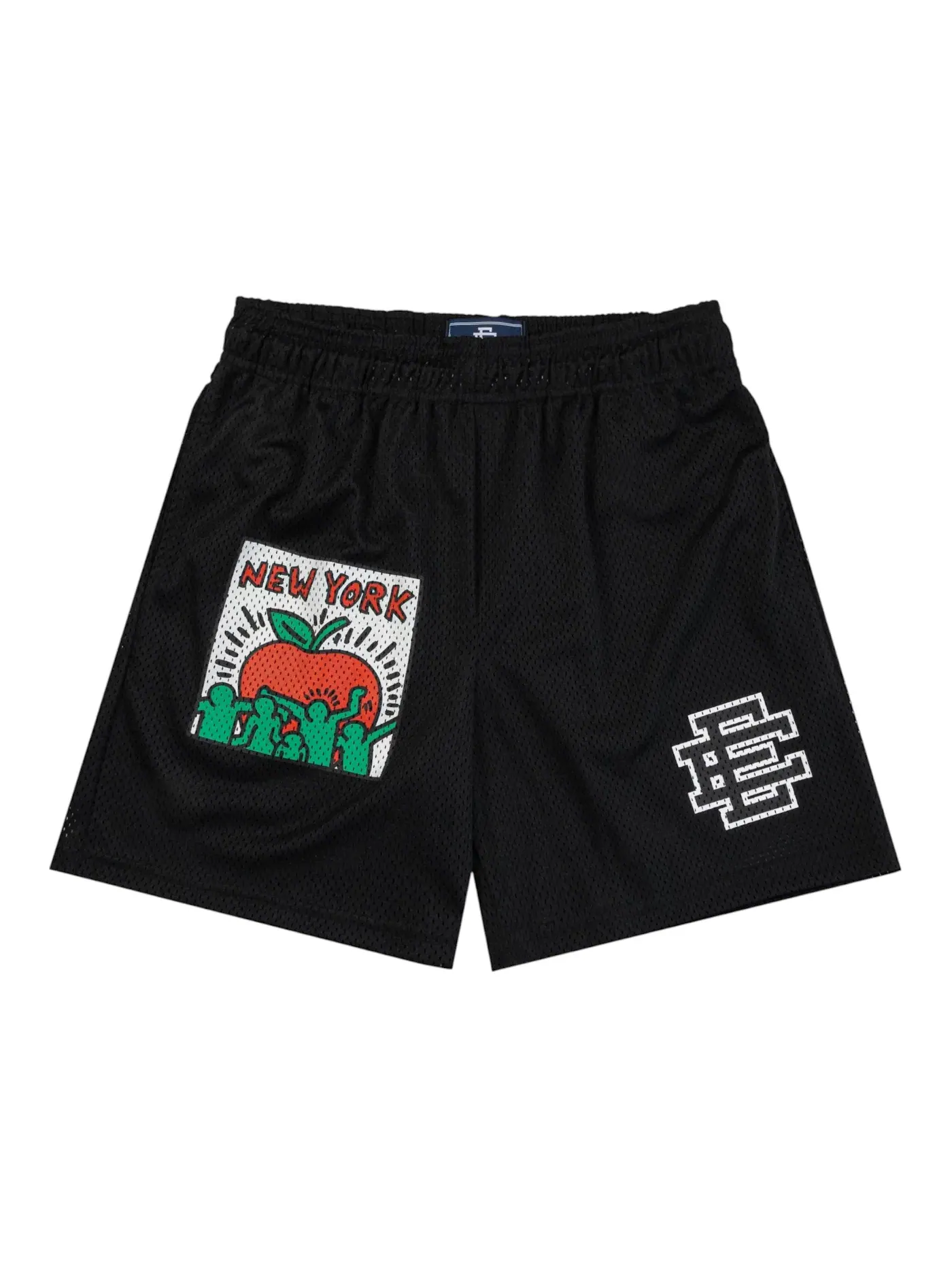 Мужские шорты с принтом Eric Emanuel EE Keith Haring Short — изображение 1 из 1, черный