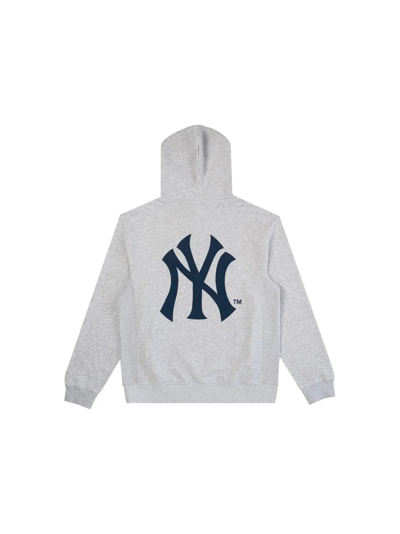 Мужская худи с логотипом Eric Emanuel EE New York Yankees Hoodie — изображение 2 из 2, серый/темно-синий