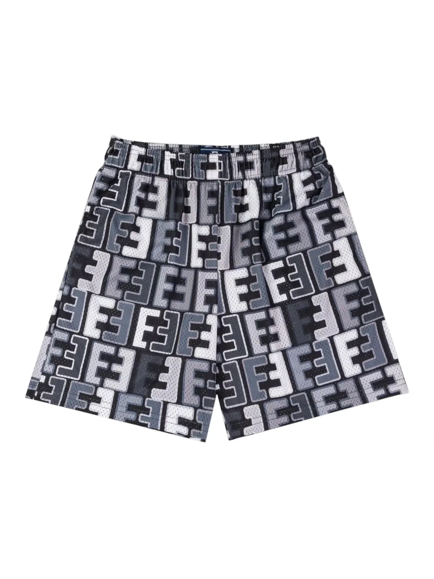 Мужские шорты с принтом EE Pattern Basic Short Eric Emanuel — изображение 1 из 1, черный/белый/серый