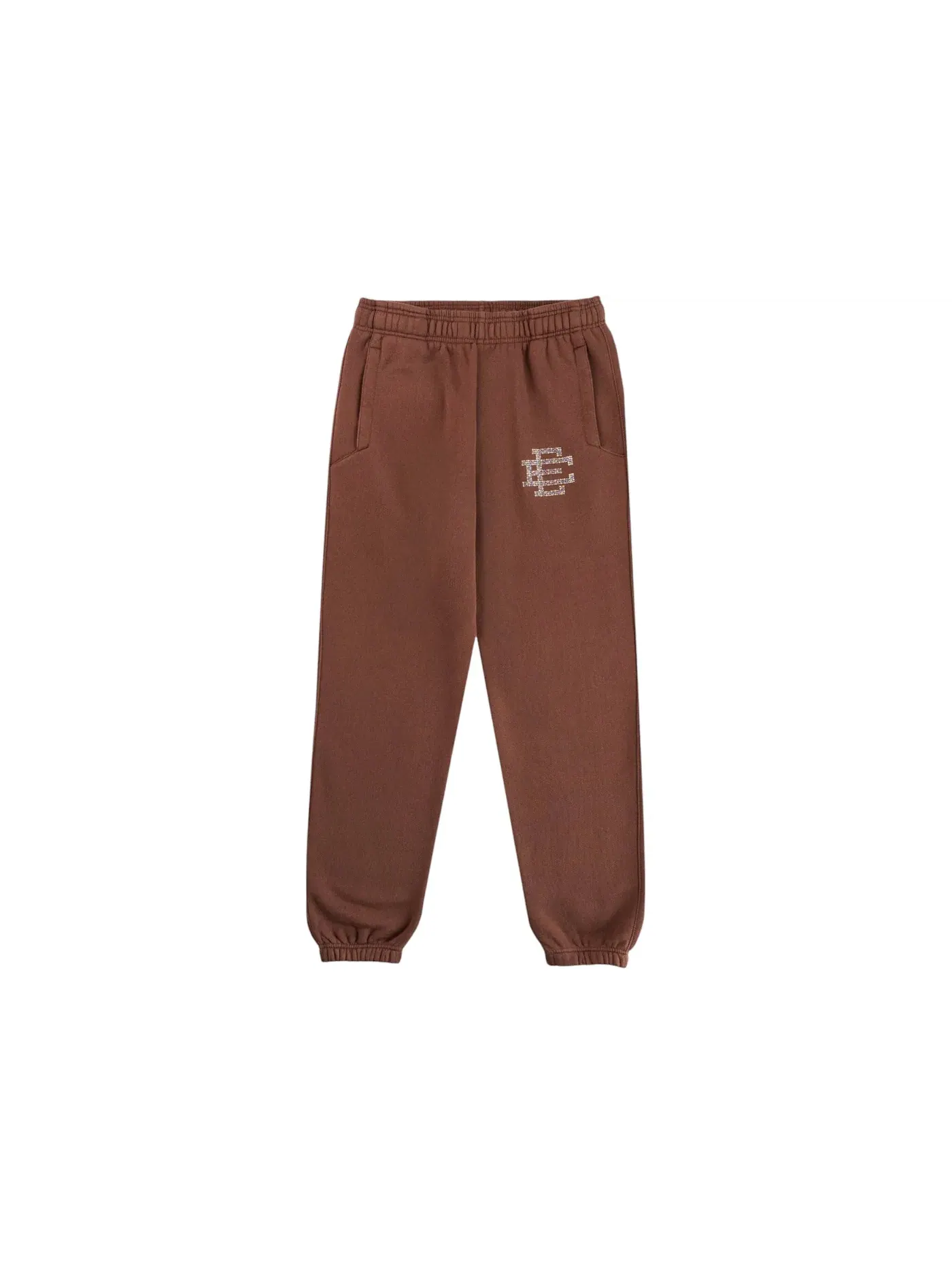 Мужские спортивные штаны с кристаллами Swarovski Sweatpant Eric Emanuel — изображение 1 из 1, коричневый