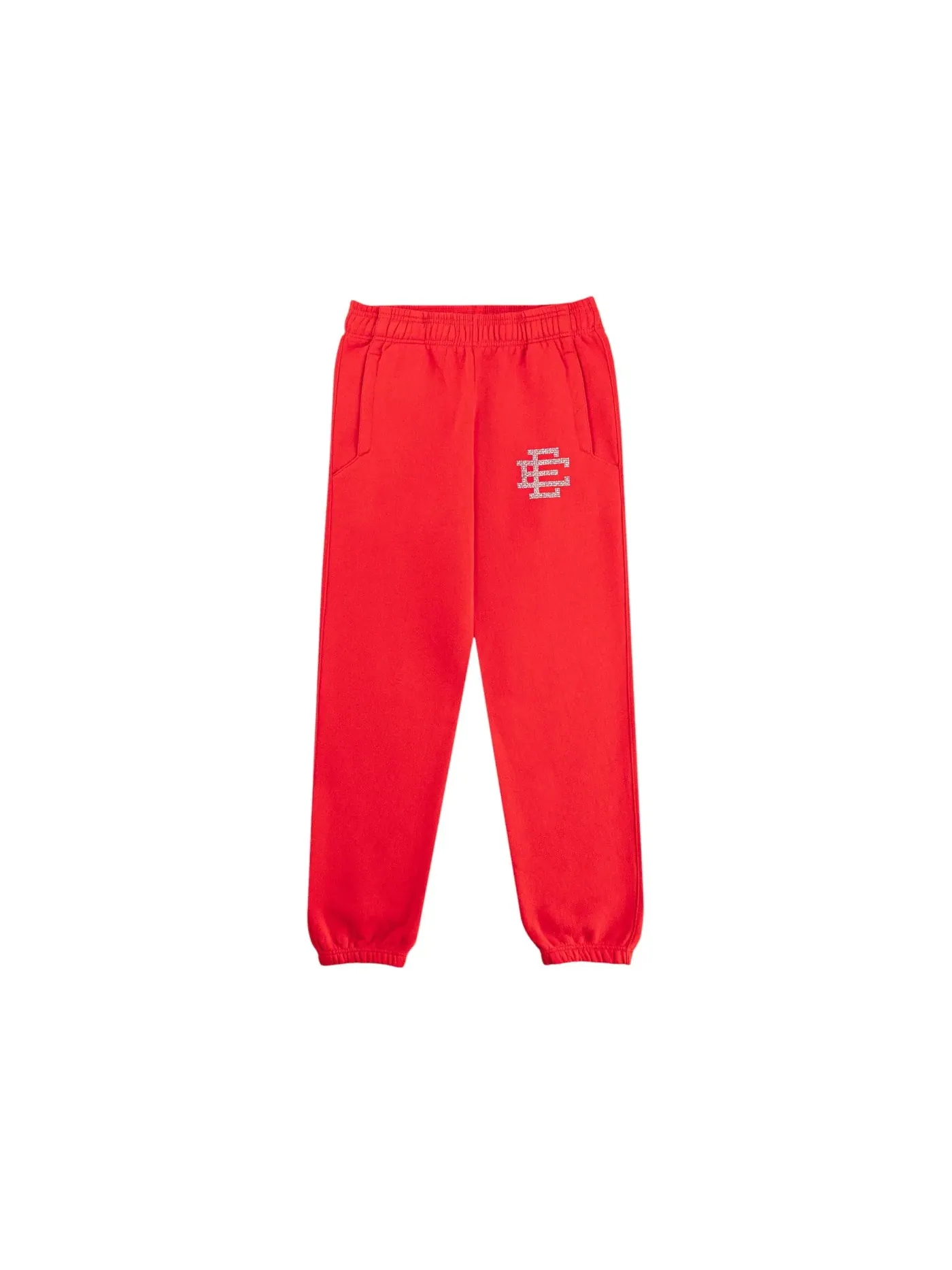 Мужские спортивные штаны с кристаллами Swarovski Sweatpant Eric Emanuel — изображение 1 из 1, красный