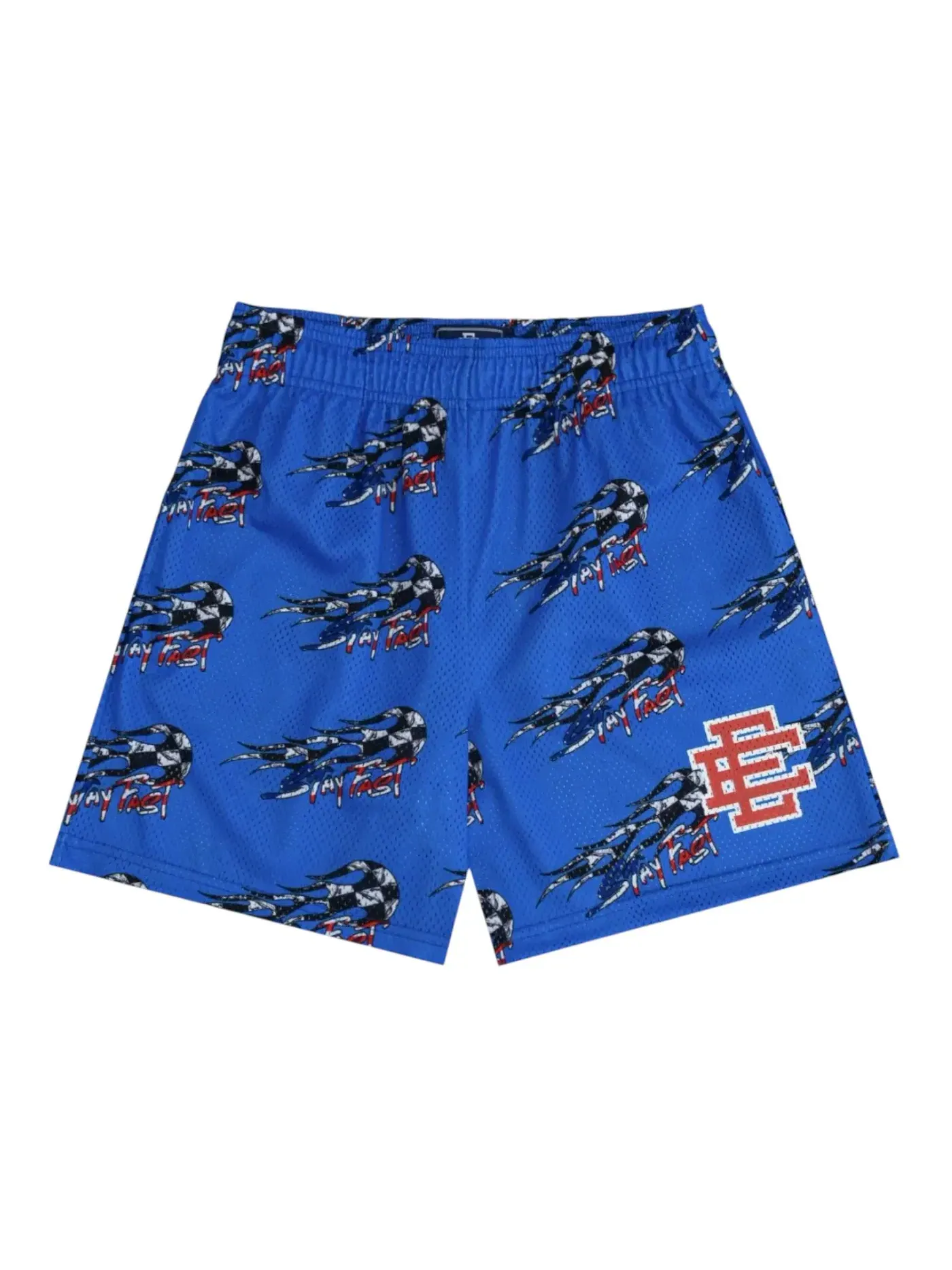 Мужские шорты с принтом Eric Emanuel x Matty Boy EE Basic Core Short — изображение 1 из 1, синий