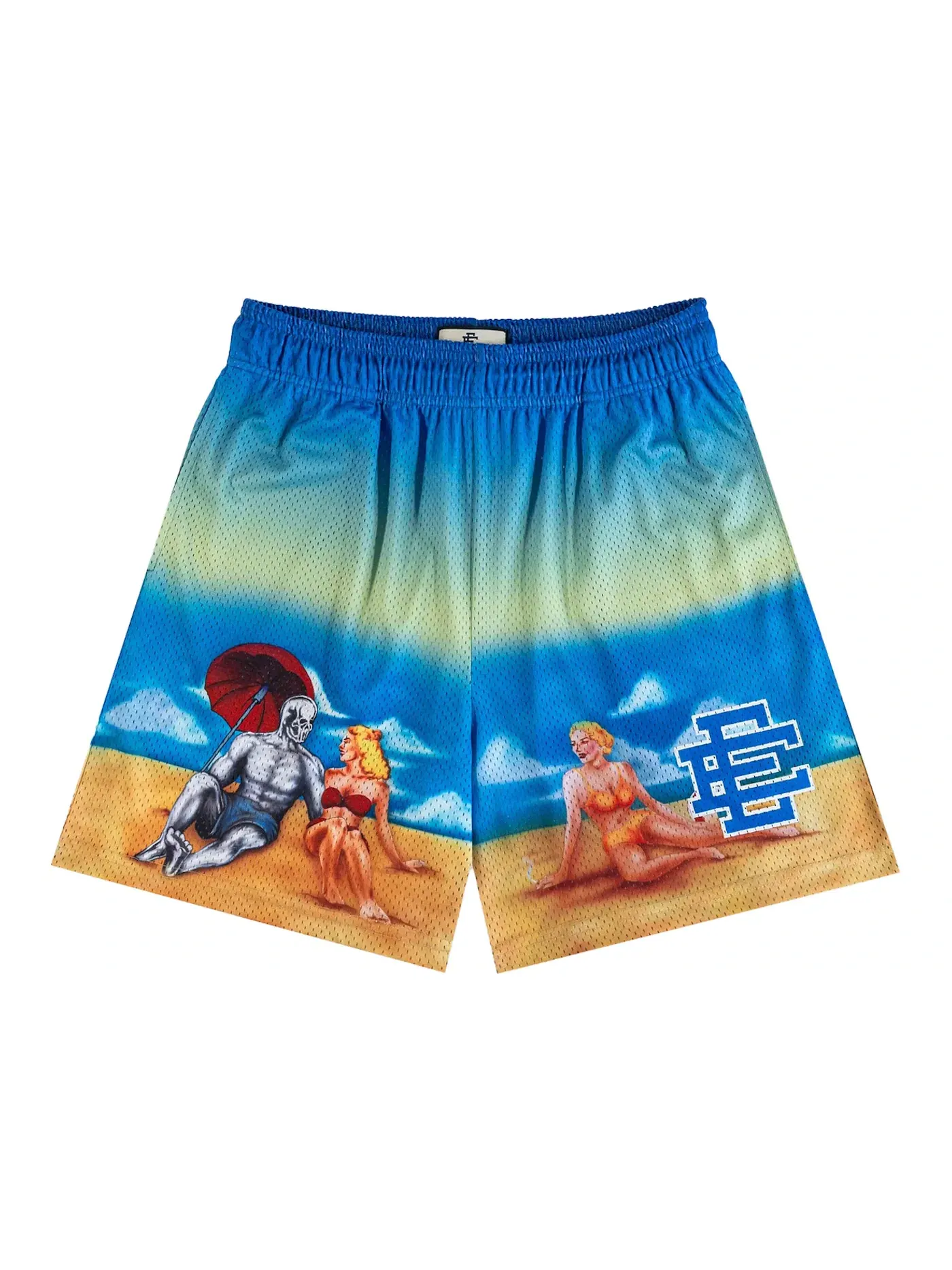 Мужские шорты с принтом Eric Emanuel x Warren Lotas II Short — изображение 1 из 1, мульти