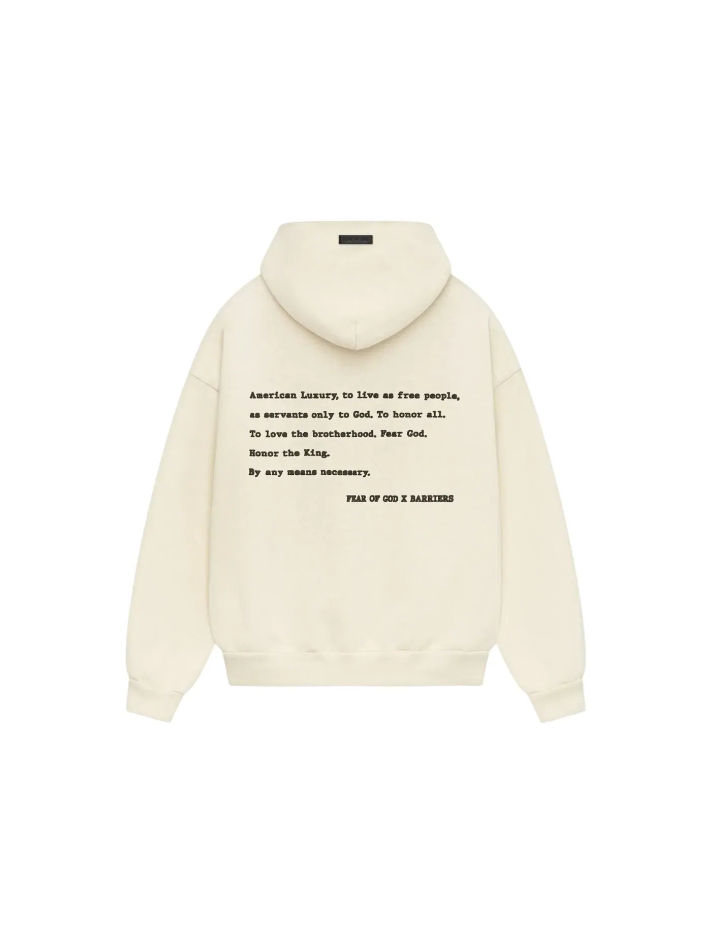 Мужской худи с длинным рукавом Fear of God — изображение 2 из 2, бежевый