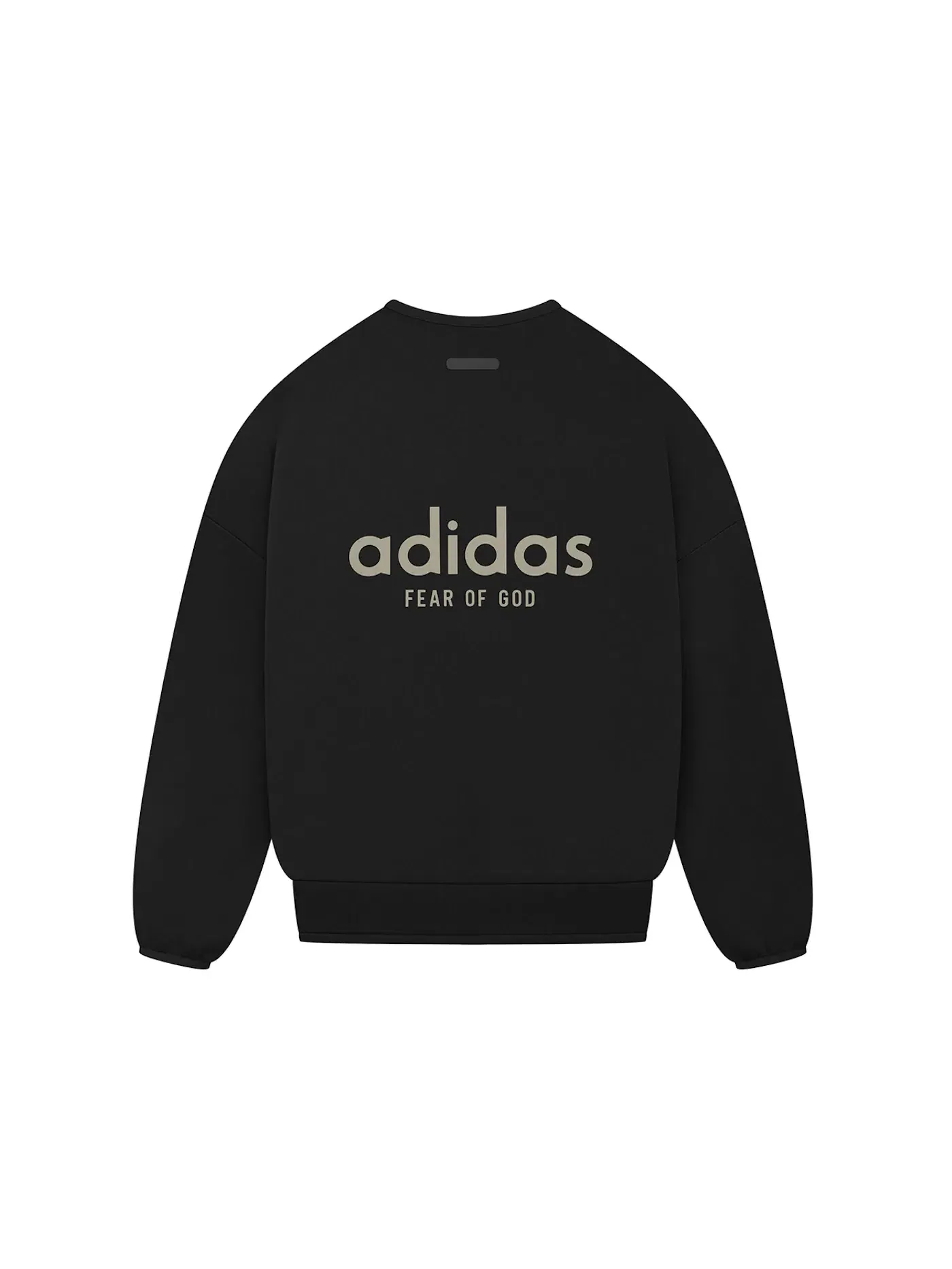 Мужской свитшот из плотного флиса Crewneck Fear of God — изображение 2 из 2, черный