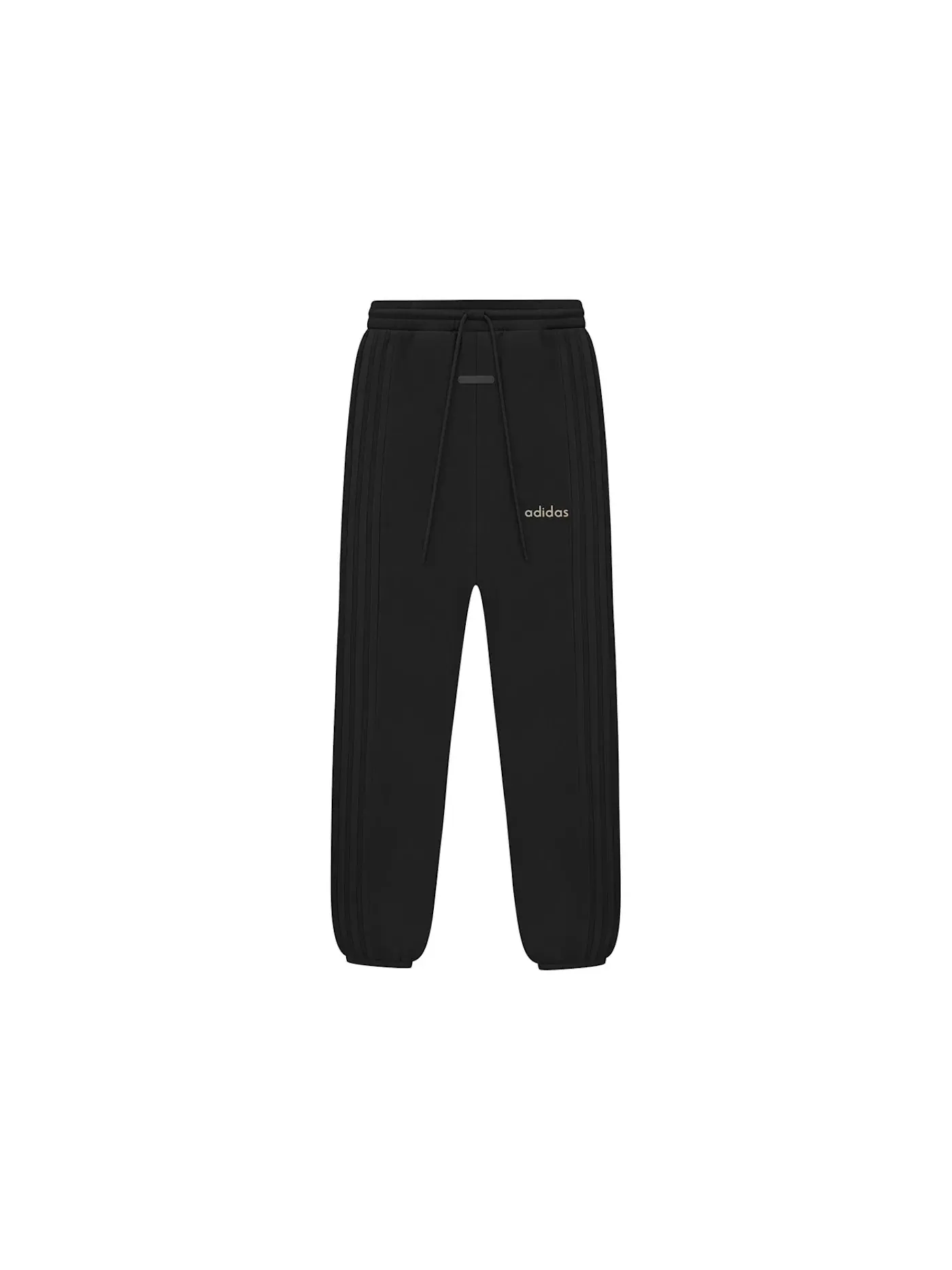 Мужские спортивные штаны из плотного футера Sweatpant Fear of God — изображение 1 из 2, черный/черный