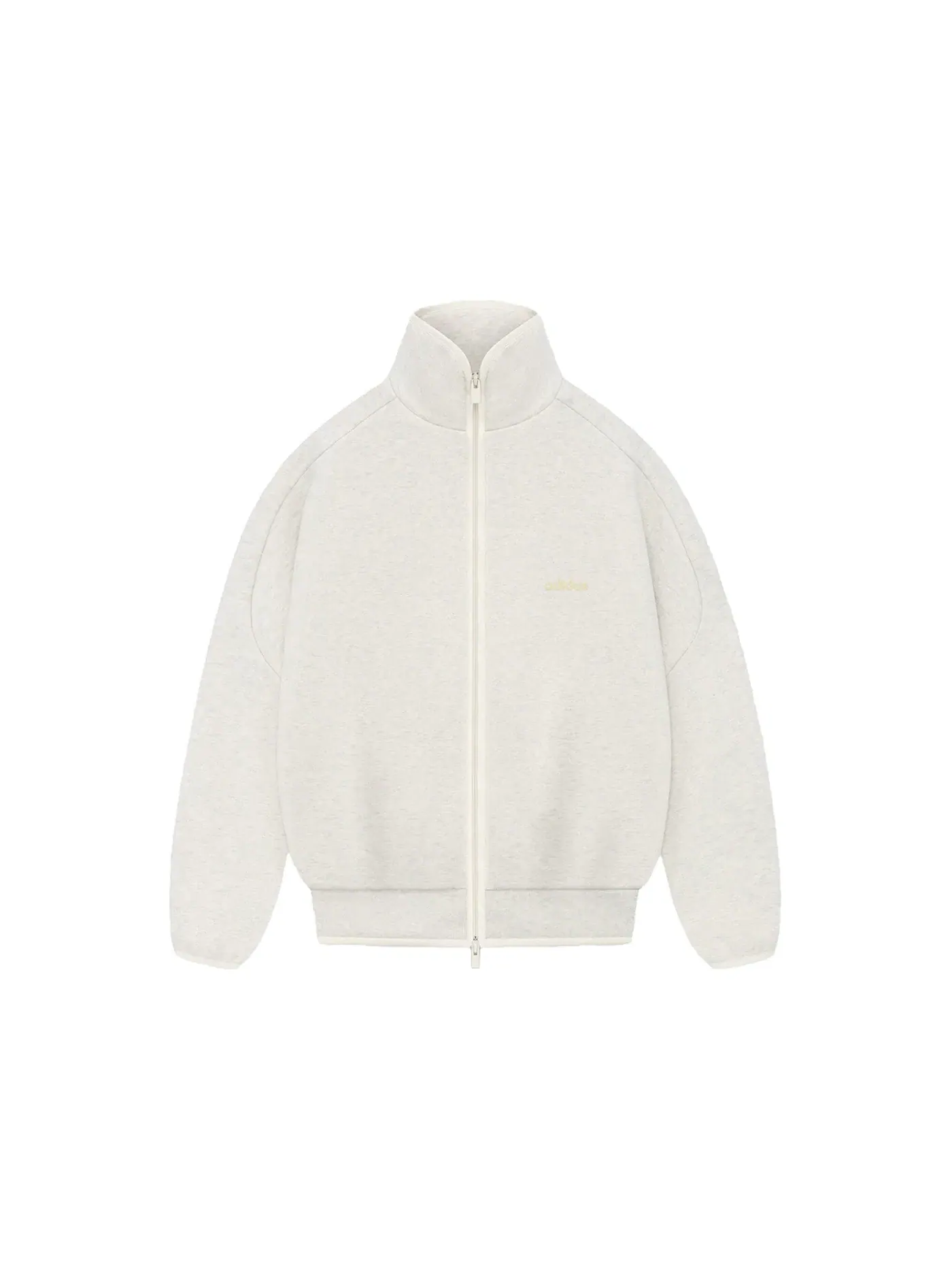 Мужская куртка из футера с длинным рукавом Fear of God Athletics Heavy Fleece Track Jacket — изображение 1 из 2, овсяный