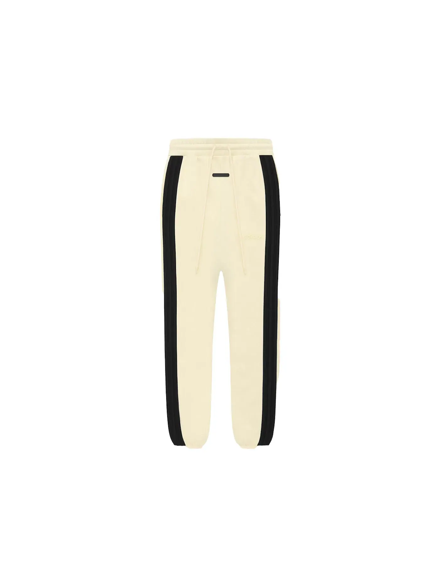 Мужские спортивные штаны из плотного футера Sweatpant Fear of God — изображение 1 из 2, бледный желтый/черный