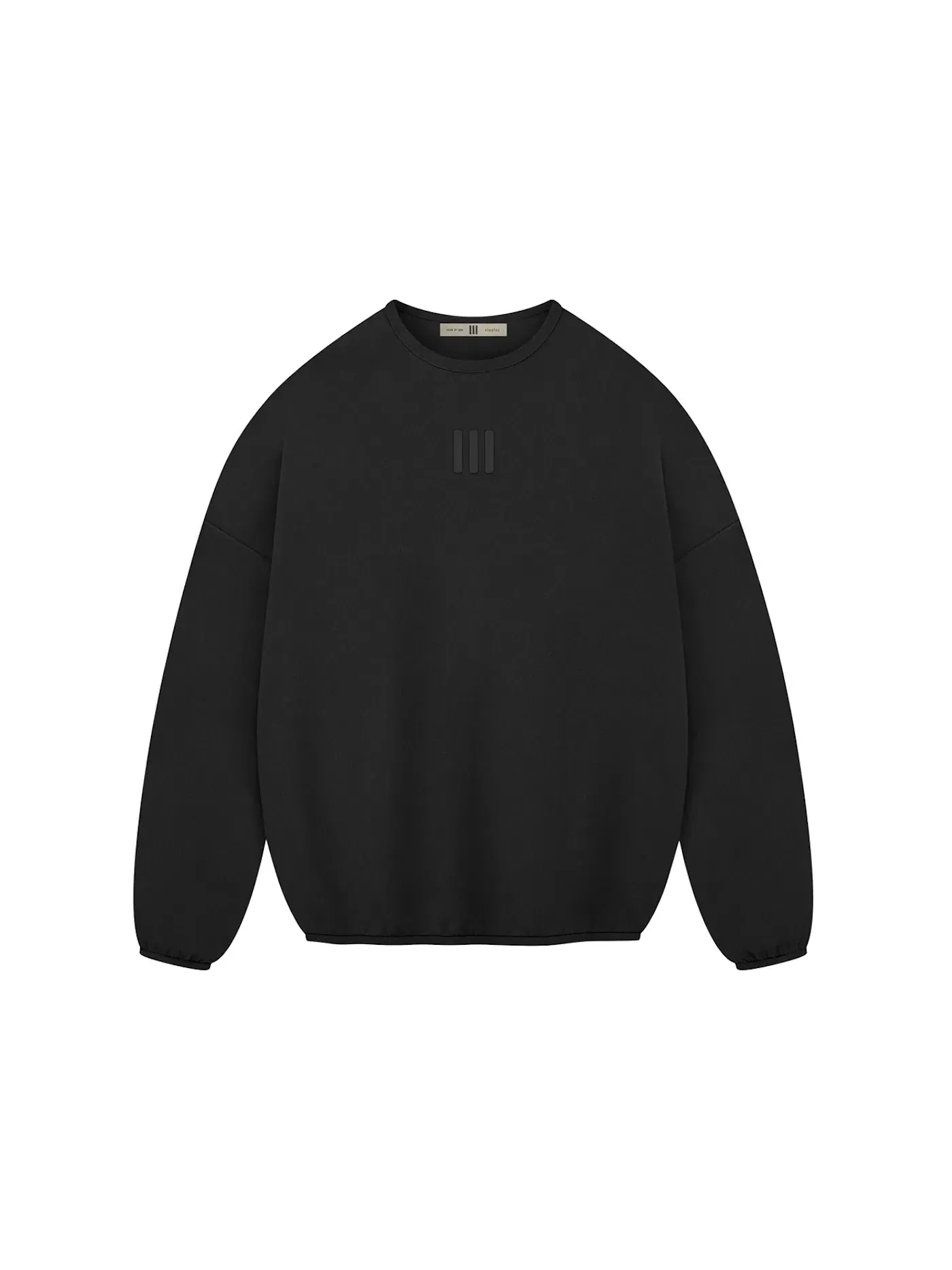 Мужской свитшот из футера с принтом Fear of God Athletics — изображение 1 из 2, черный