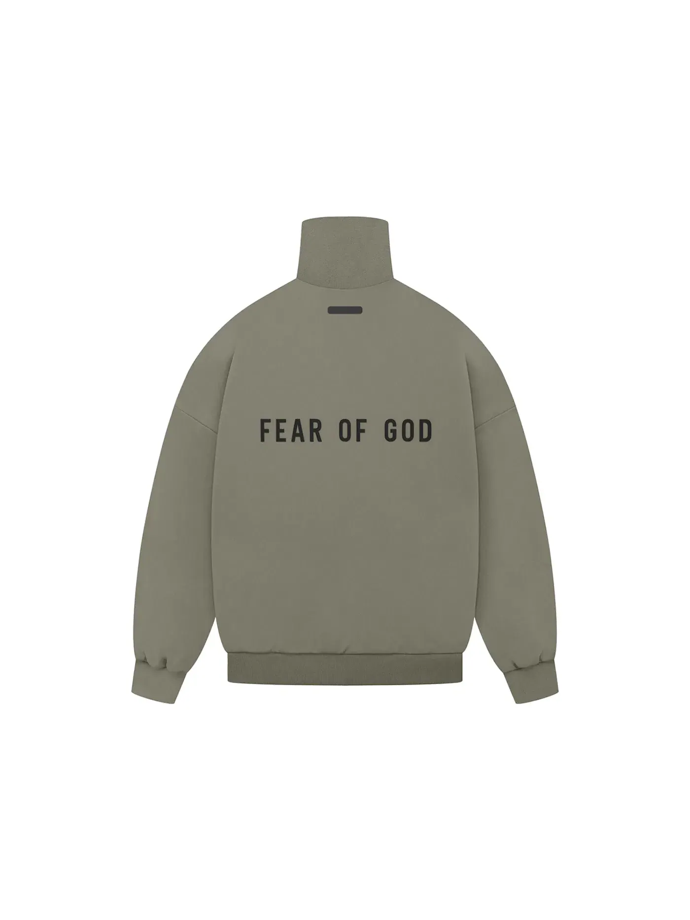 Мужской пуловер с длинным рукавом Fear of God Athletics Tricot 1/2 Zip Pullover — изображение 2 из 2, глина