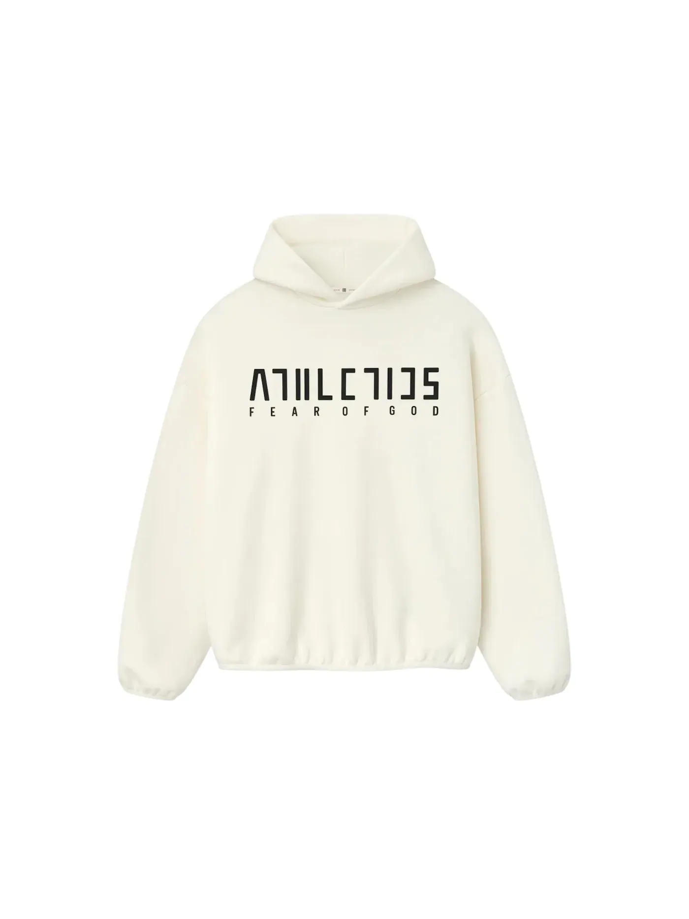 Мужская худи из флиса Fear of God Athletics Cotton Fleece Hoodie — изображение 1 из 2, кремовый белый