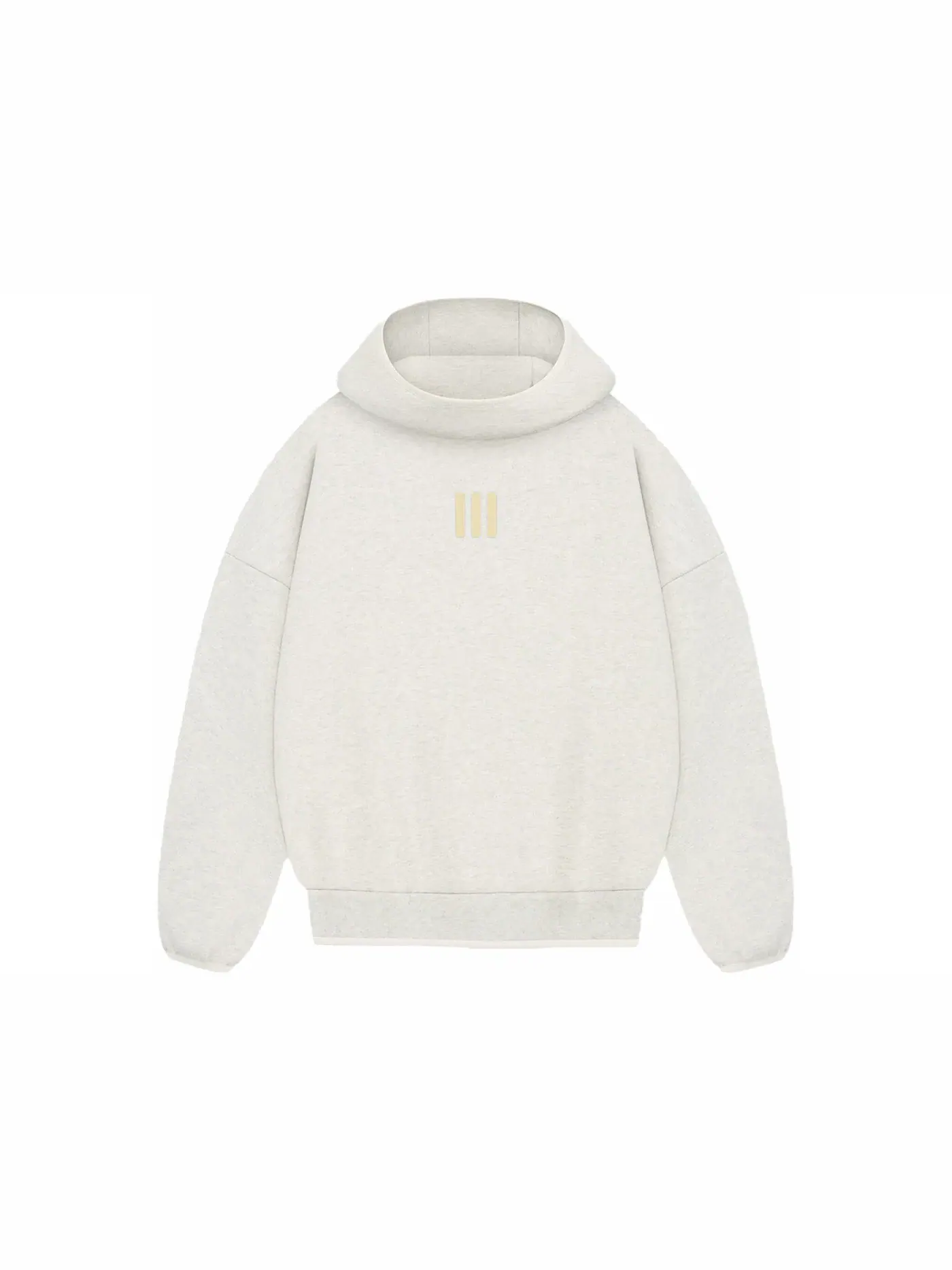 Мужской худи из плотного флиса Oatmeal Heather Fear of God — изображение 1 из 2, овсяный