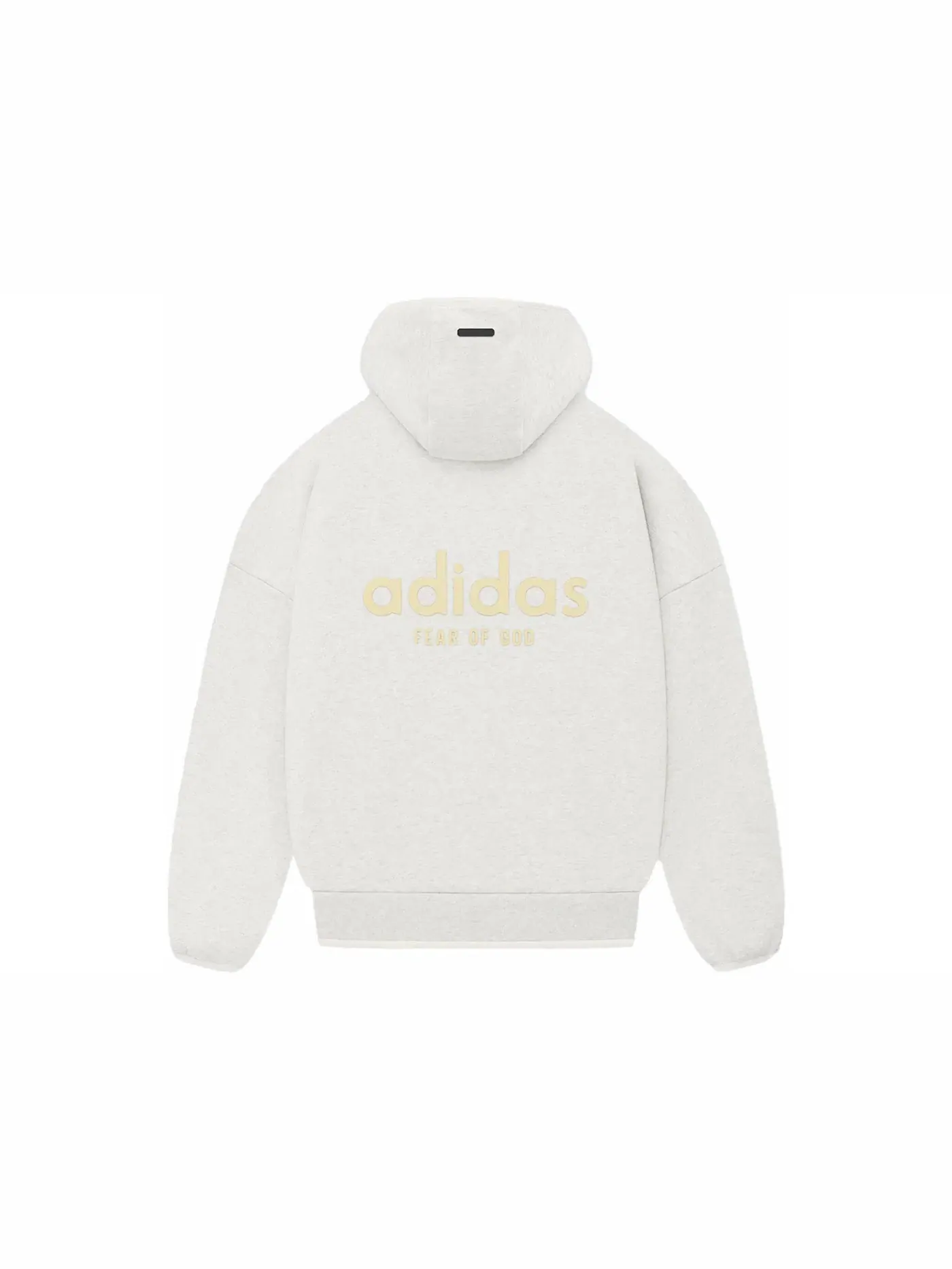 Мужской худи из плотного флиса Oatmeal Heather Fear of God — изображение 2 из 2, овсяный
