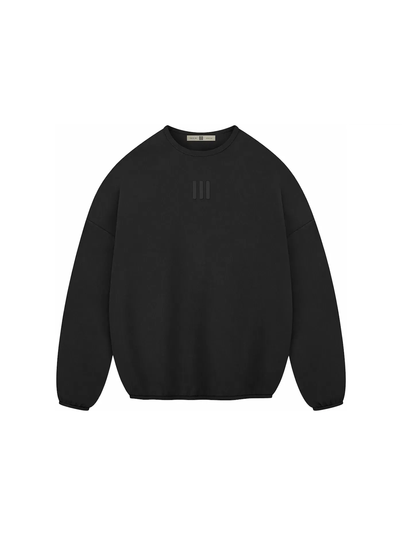 Мужской свитшот из велюрового флиса Fear of God Athletics — изображение 1 из 2, черный