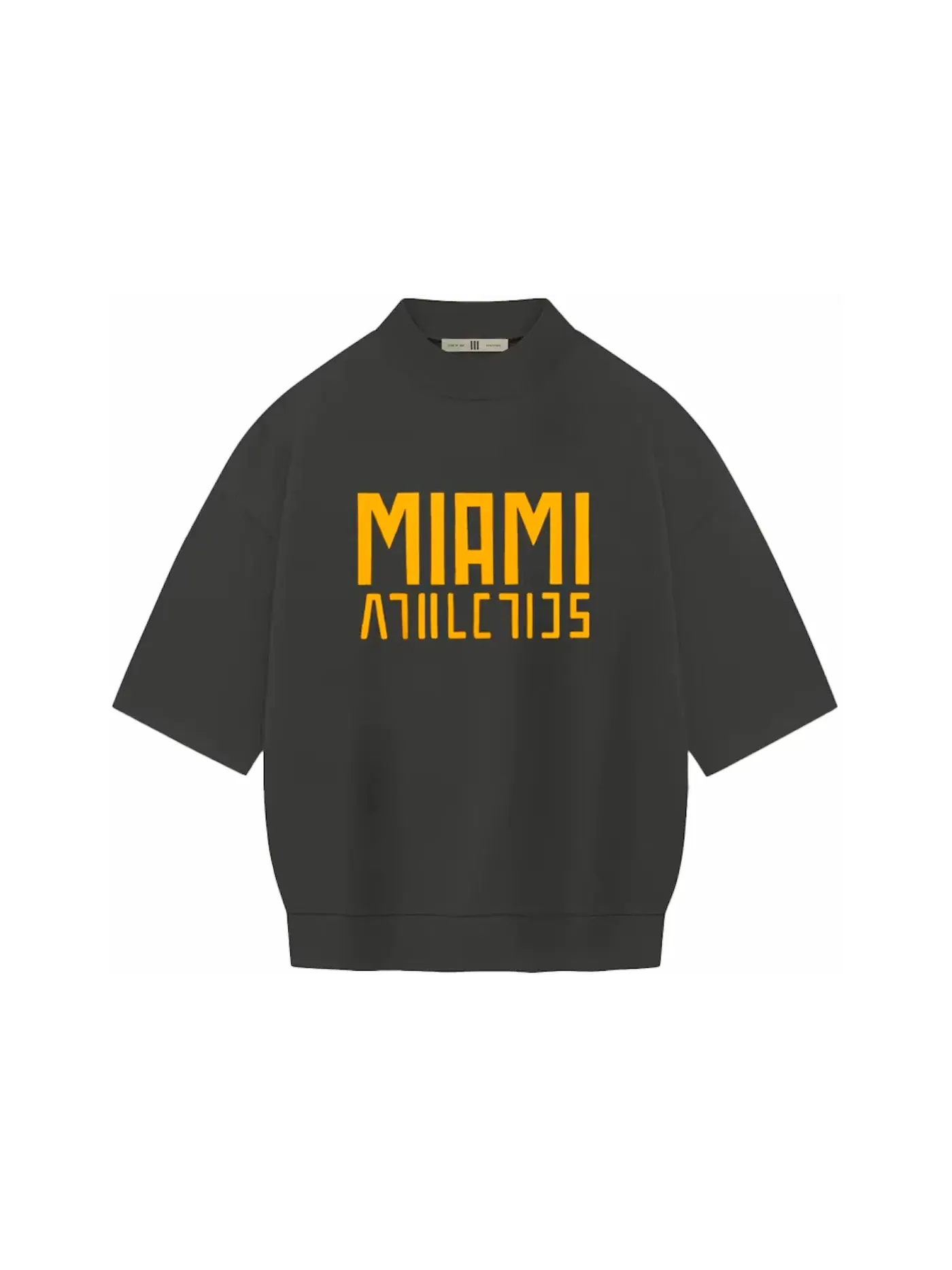 Мужская футболка Athletics x University of Miami Hurricanes Fear of God — изображение 1 из 1, серый