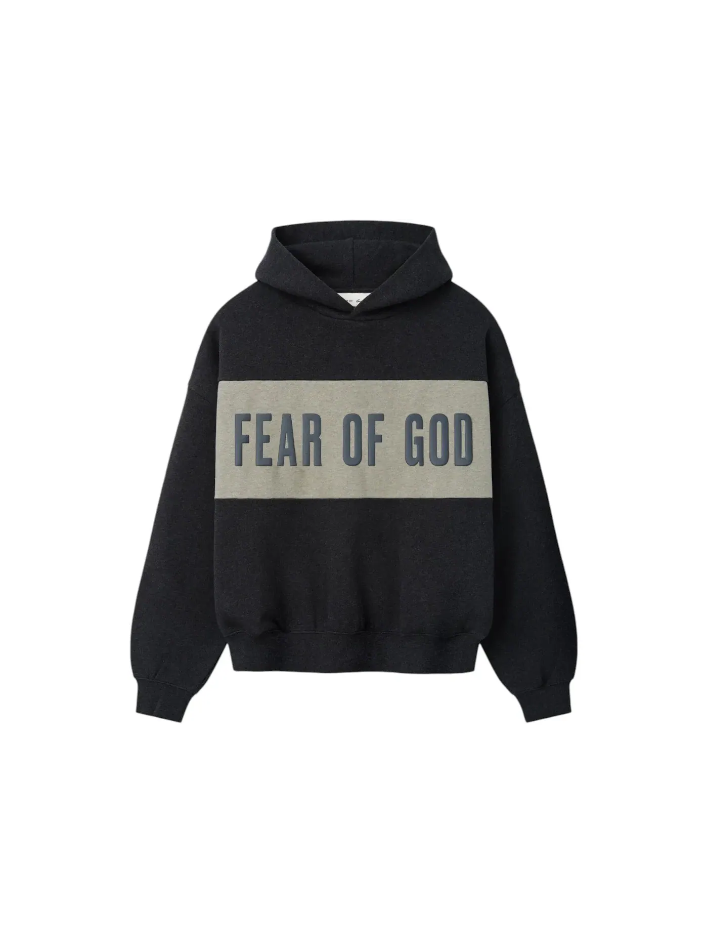 Мужской худи с панелями Fear of God — изображение 1 из 2, серый