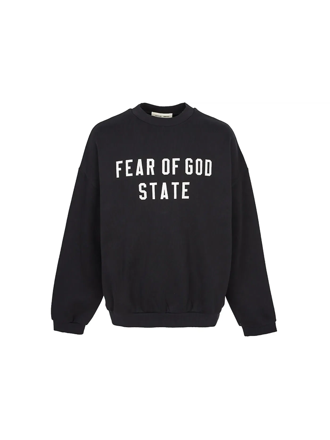 Мужской свитшот из флиса Essential Sweatshirt Fear of God — изображение 1 из 1, черный