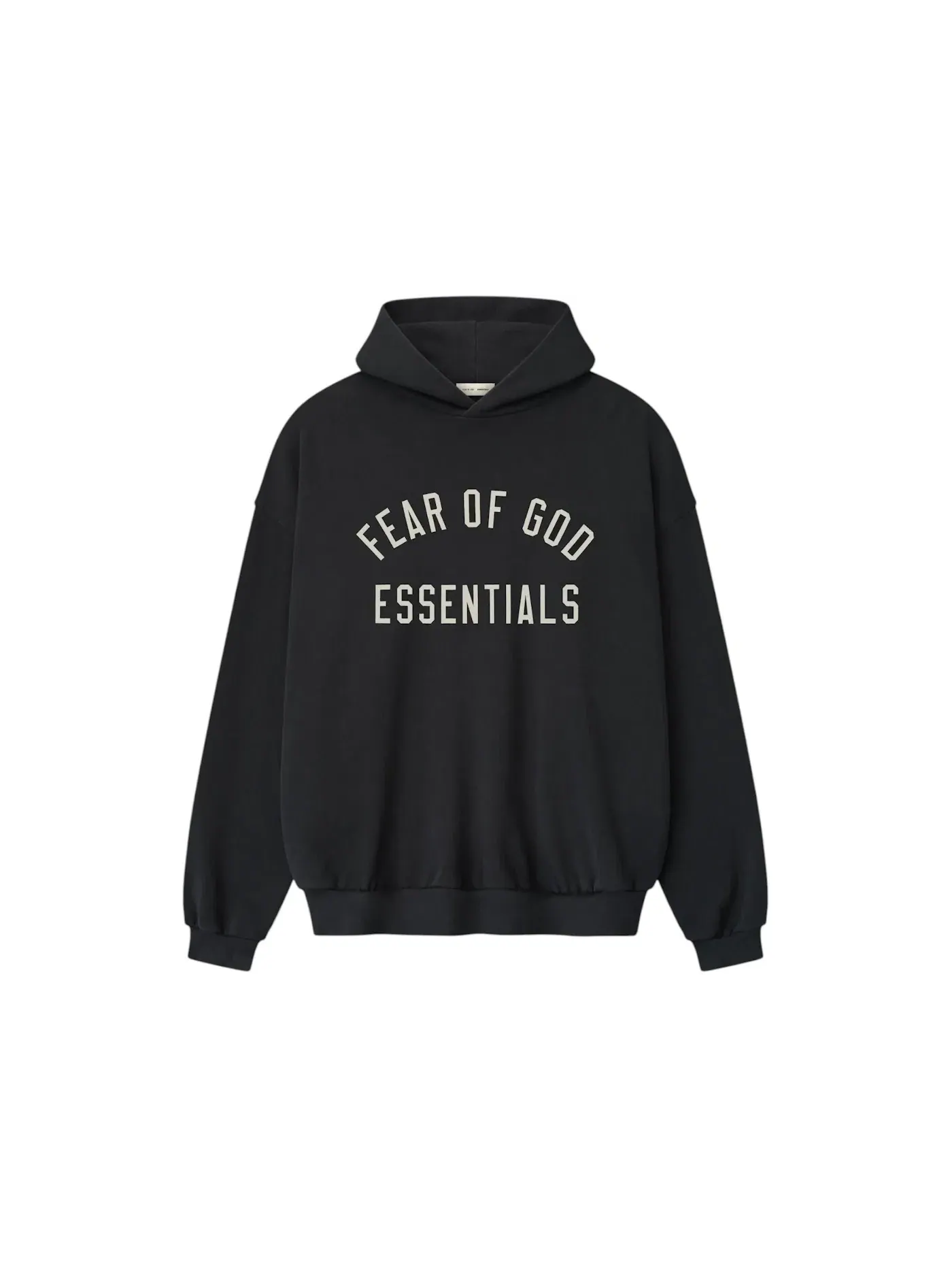 Мужской худи свободного кроя Fear of God Essentials 90's Fit Hoodie — изображение 1 из 2, винтажный черный
