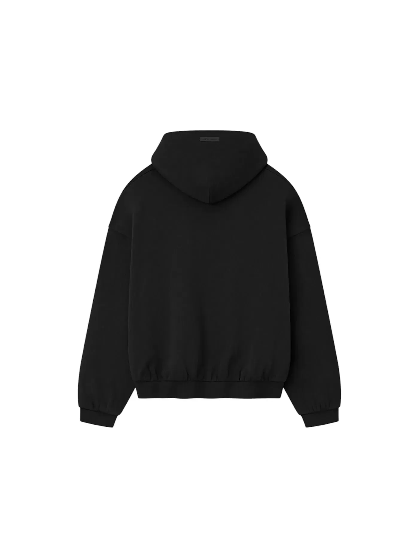 Мужская худи из флиса с принтом Essentials Fear of God — изображение 2 из 2, черный