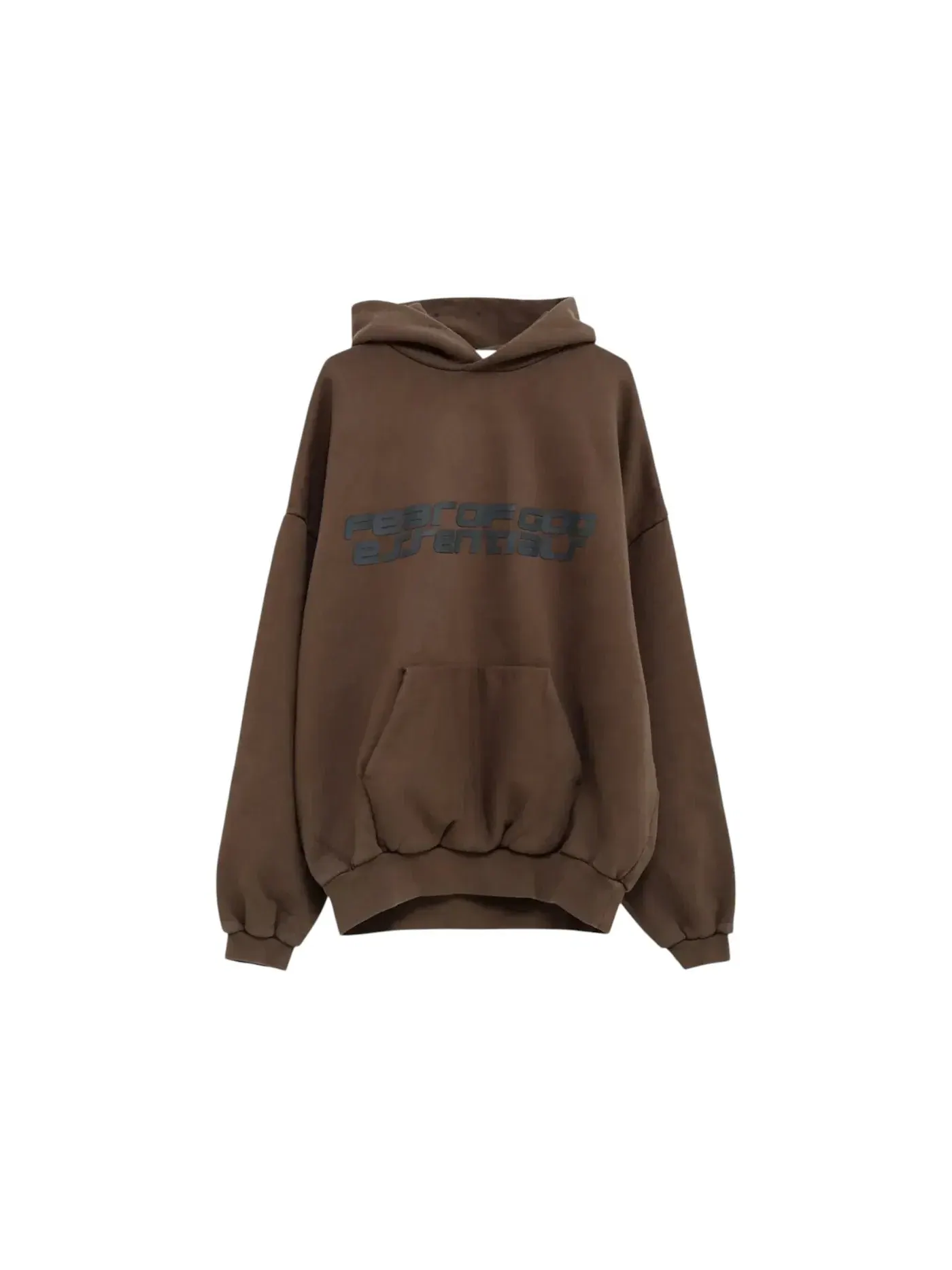 Мужской худи с длинным рукавом Fear of God Essentials 90's Hoodie — изображение 1 из 1, коричневый