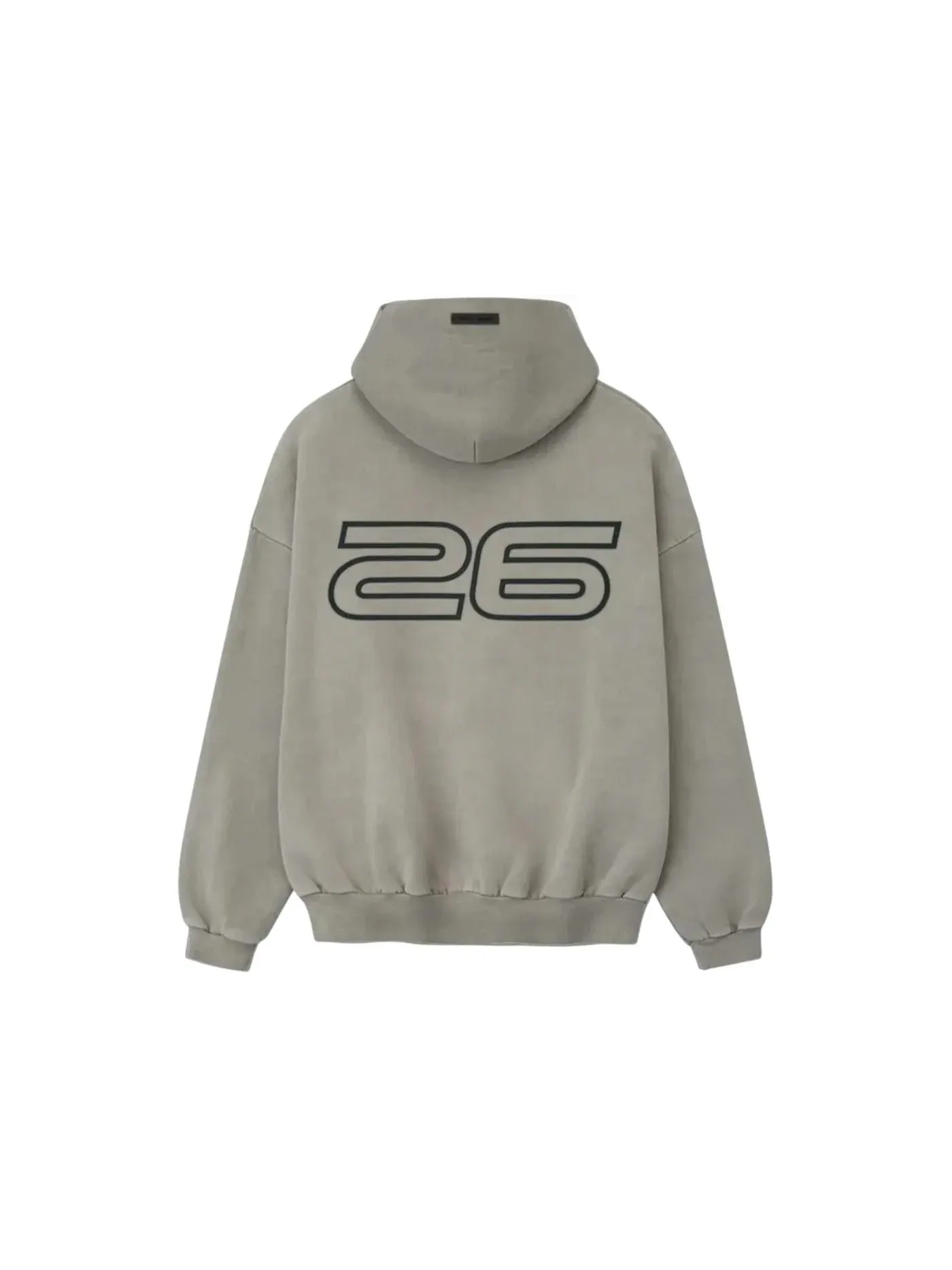 Мужской худи с длинным рукавом Fear of God Essentials 90's Hoodie — изображение 2 из 2, серый