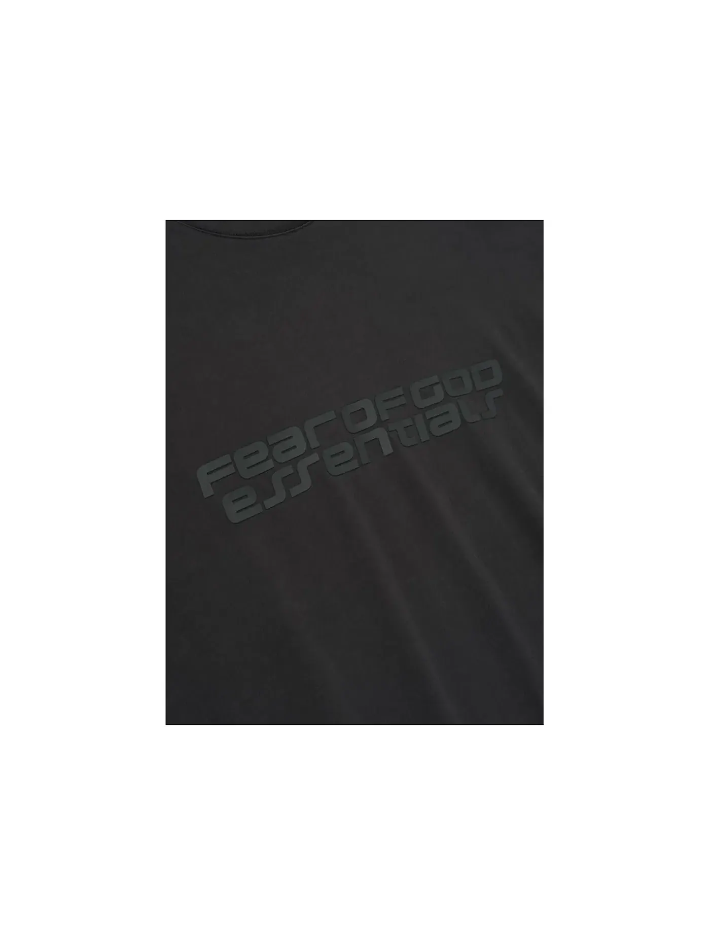Мужская футболка с длинным рукавом Fear of God Essentials Tee — изображение 3 из 3, винтажный черный