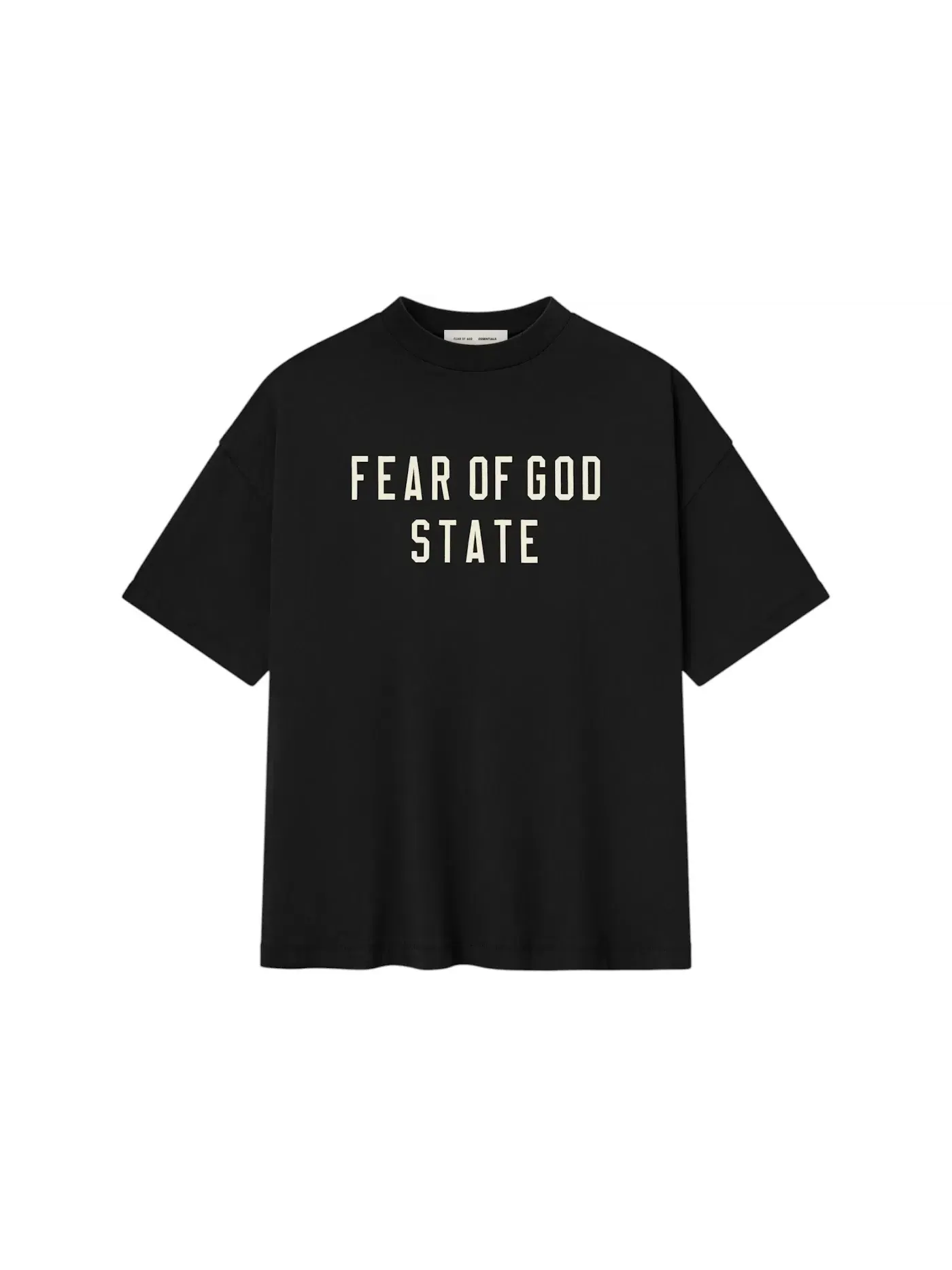 Мужская футболка с принтом Essentials 90's Tee Fear of God — изображение 1 из 2, черный