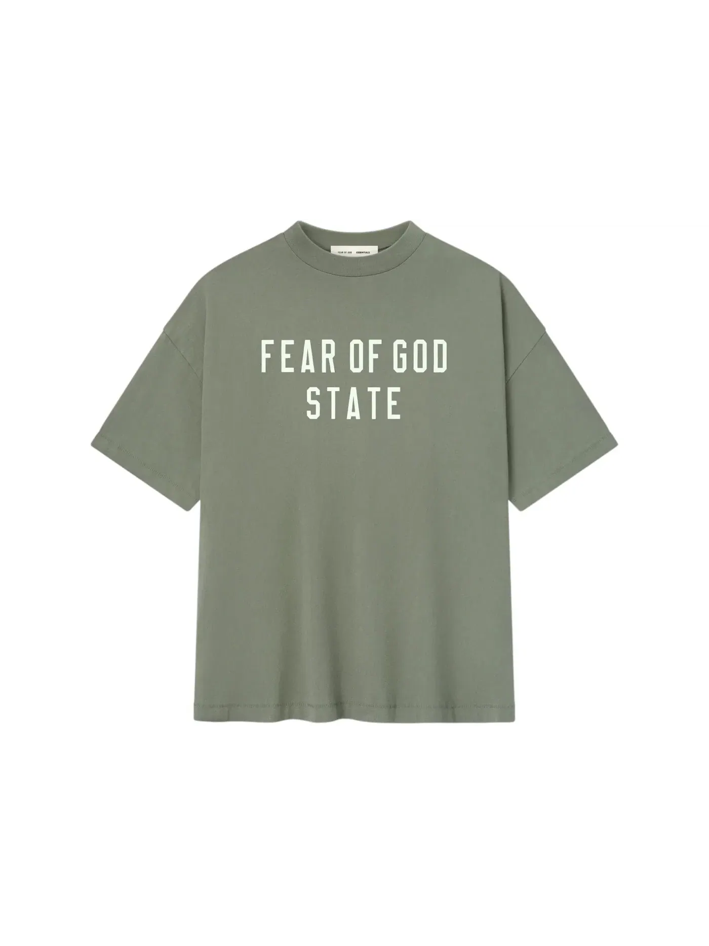 Мужская футболка Fear of God Essentials Tee — изображение 1 из 1, мох