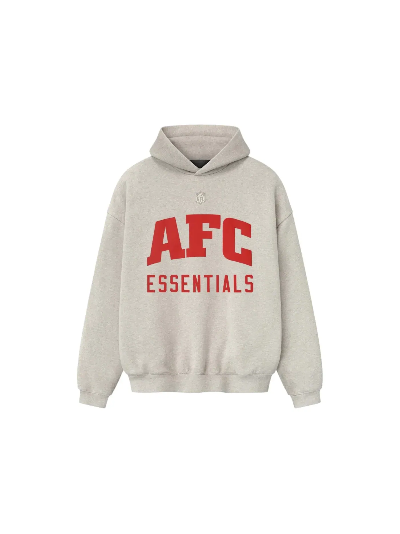 Мужской худи с длинным рукавом Fear of God Essentials, Heather Stone — изображение 1 из 2