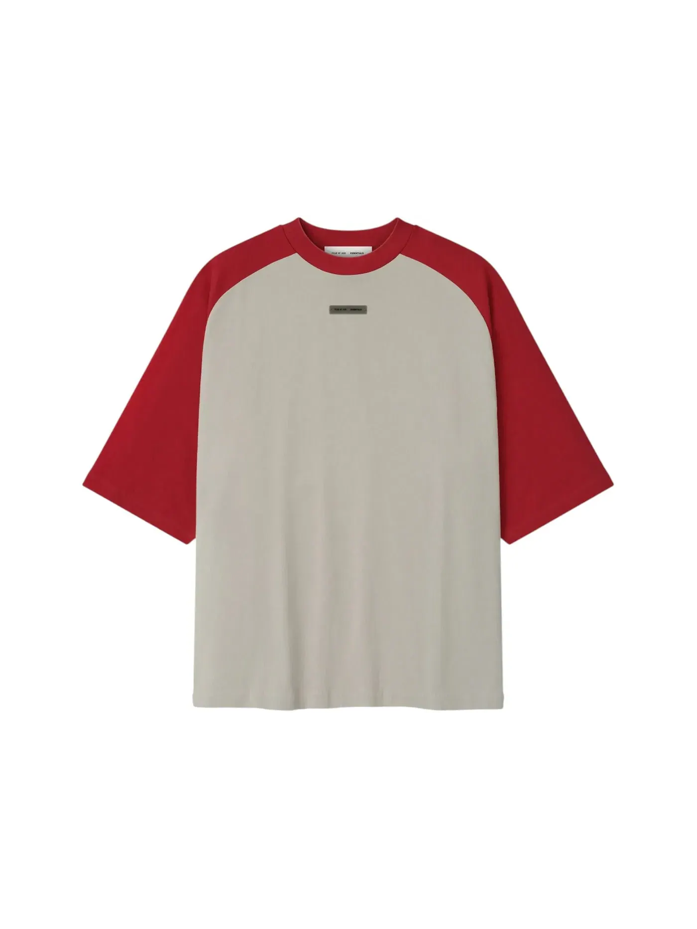 Мужская футболка с длинным рукавом Fear of God Essentials Baseball Tee — изображение 1 из 2, серый