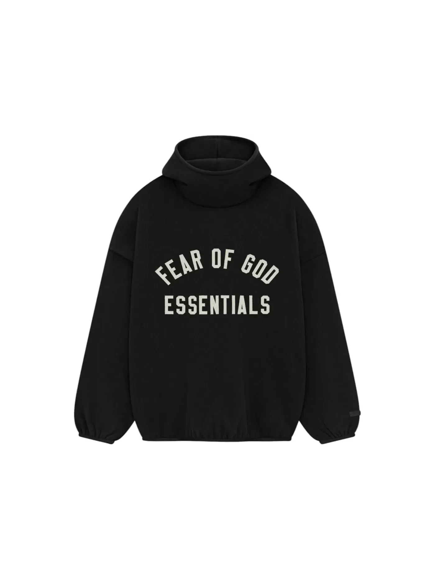 Мужской худи из флиса Fear of God Essentials — изображение 1 из 1, черный