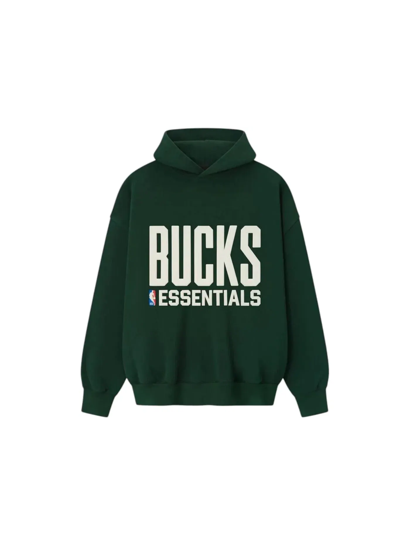 Мужской худи с логотипом Fear of God Essentials Bucks Sport — изображение 1 из 2, лесной