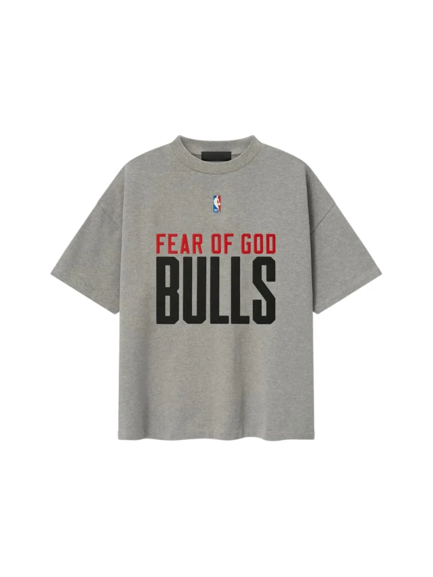 Мужская футболка с принтом Bulls 90's Tee Fear of God, Concrete Heather — изображение 1 из 3