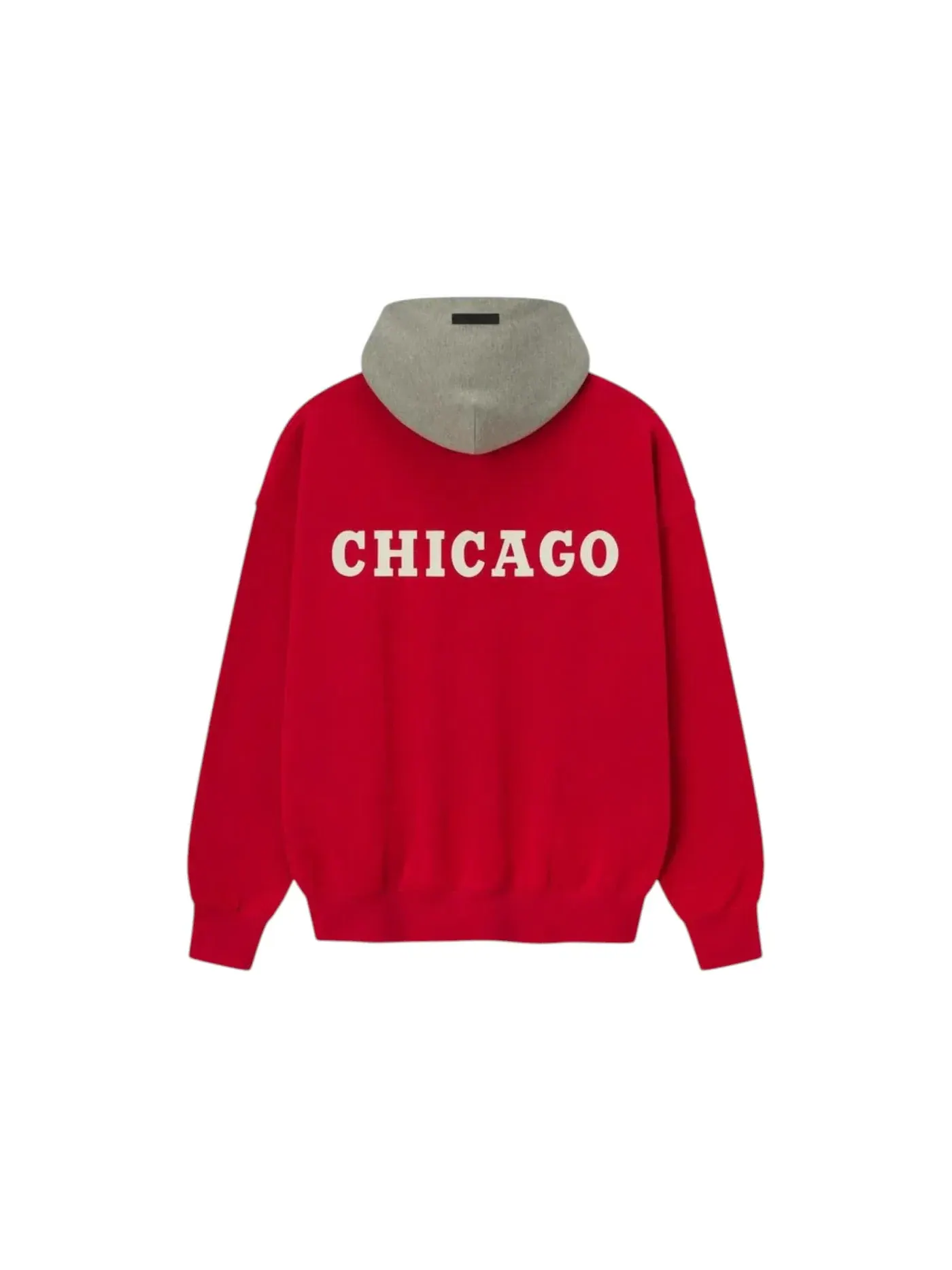 Мужская худи с принтом Bulls Sport Fear of God — изображение 2 из 2, красный