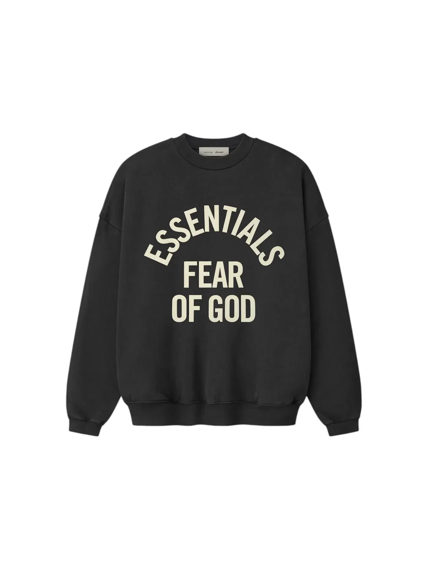 Мужской свитшот с принтом Campus 90's Fear of God — изображение 1 из 2, черный
