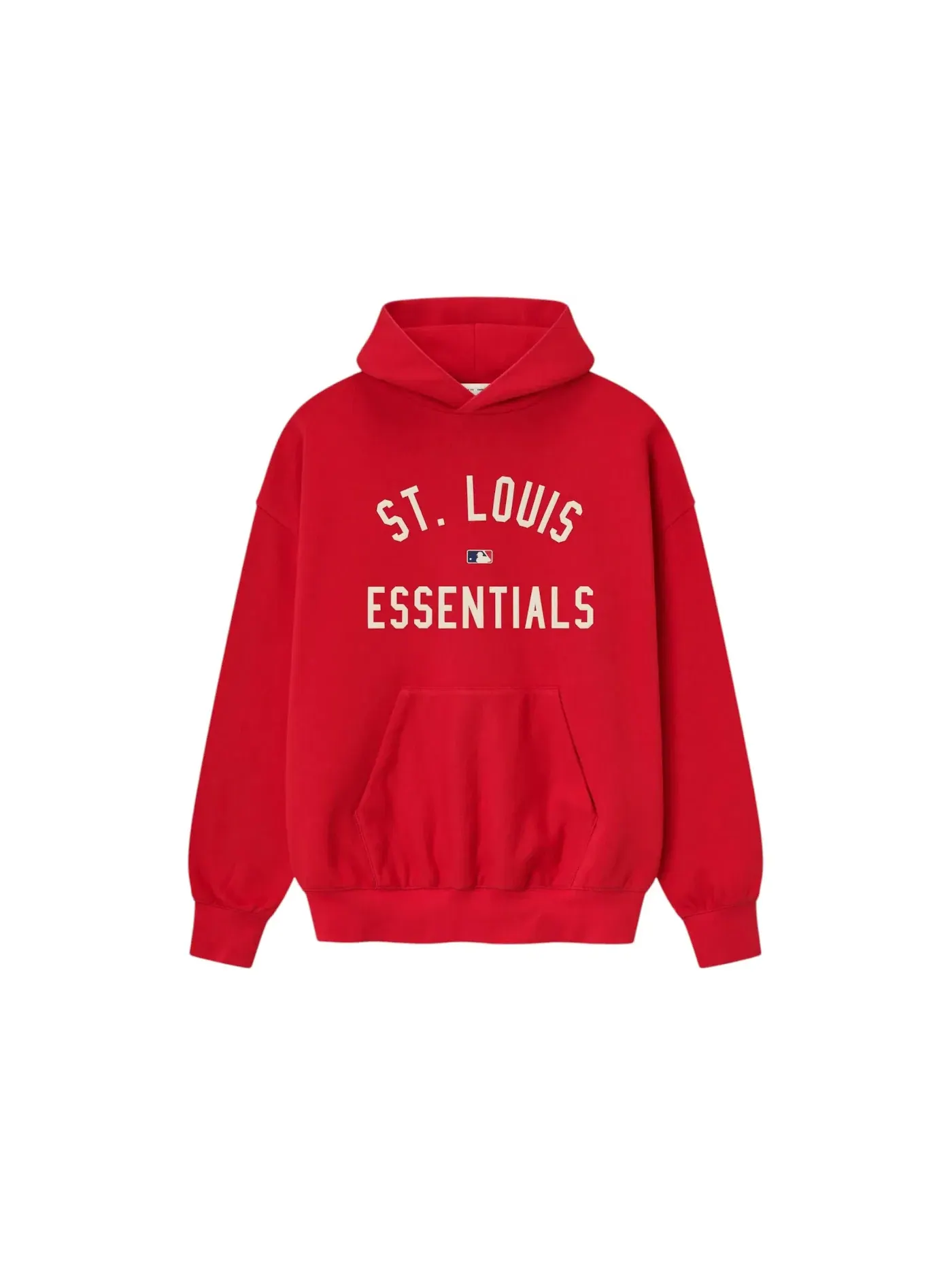 Мужской худи с принтом Essentials Cardinals Fear of God — изображение 1 из 2, красный
