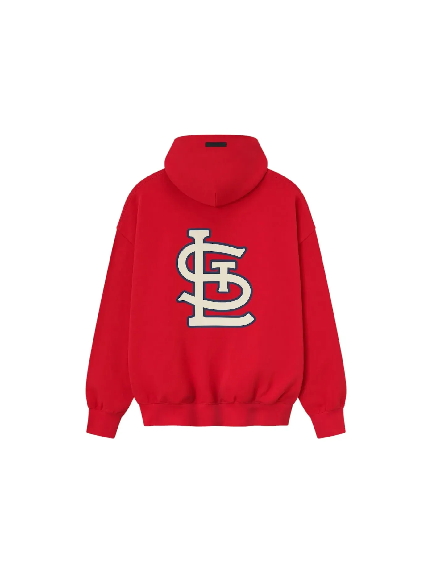 Мужской худи с принтом Essentials Cardinals Fear of God — изображение 2 из 2, красный