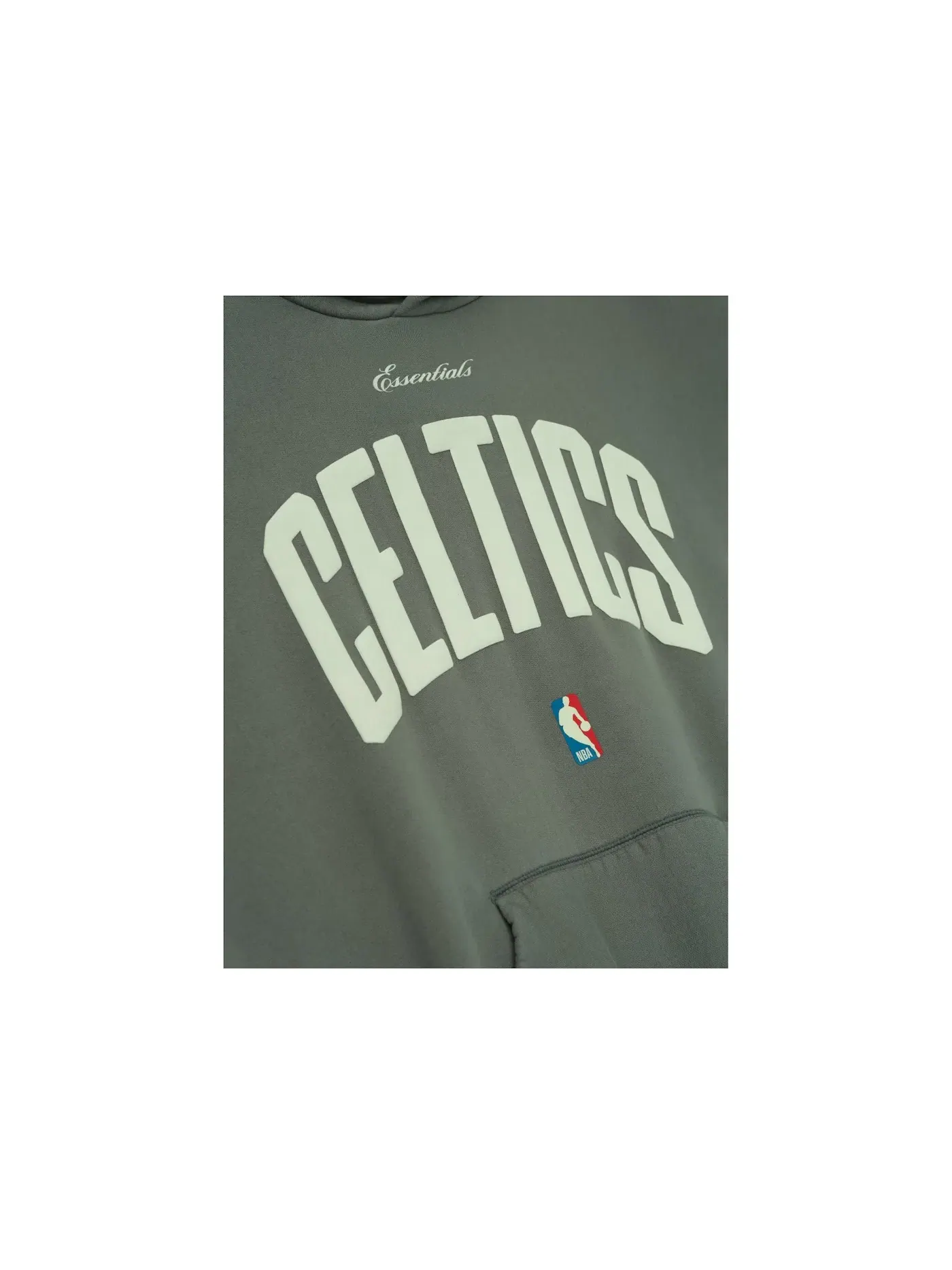 Мужской худи с принтом Celtics 90s Hoodie Fear of God — изображение 3 из 3, зеленый