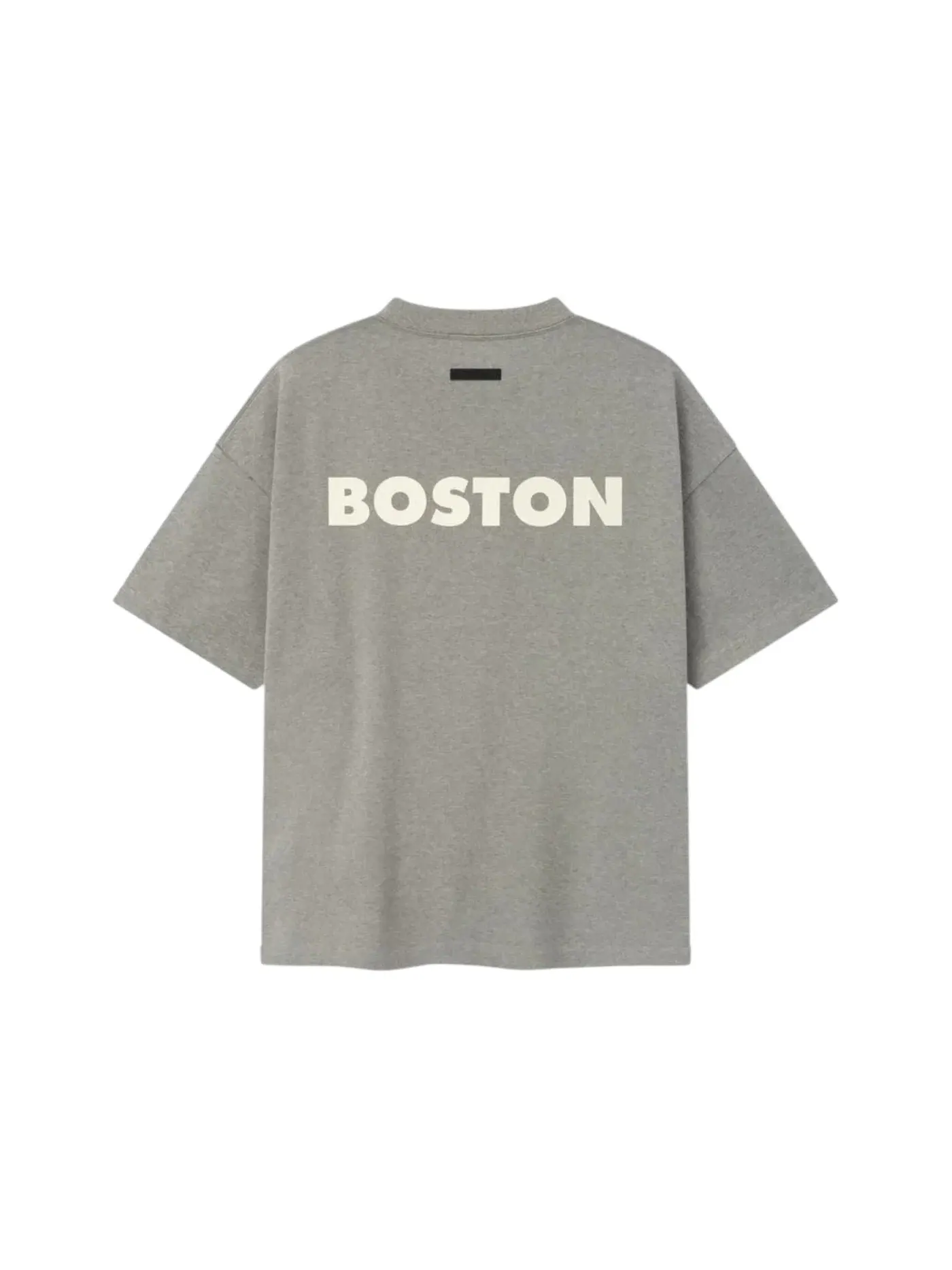 Мужская футболка с принтом Fear of God Essentials Celtics 90's Tee, Concrete Heather — изображение 2 из 3