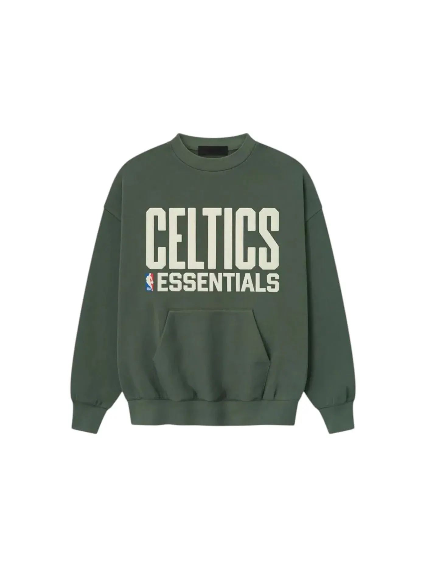 Мужской свитшот с принтом Celtics Sport Crewneck Fear of God — изображение 1 из 3, зеленый