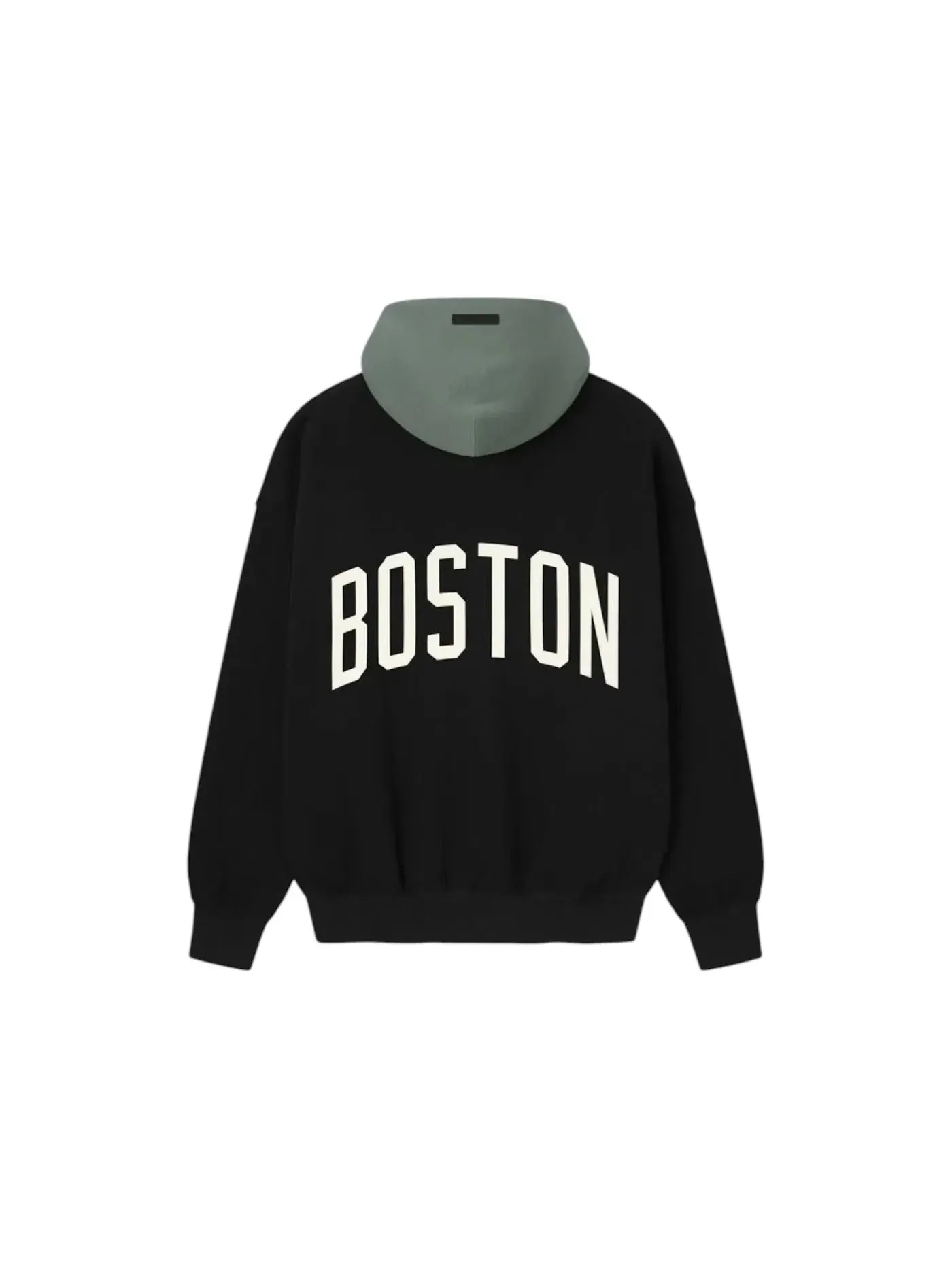 Мужской худи с принтом Celtics Fear of God Essentials — изображение 2 из 2, черный/зеленый