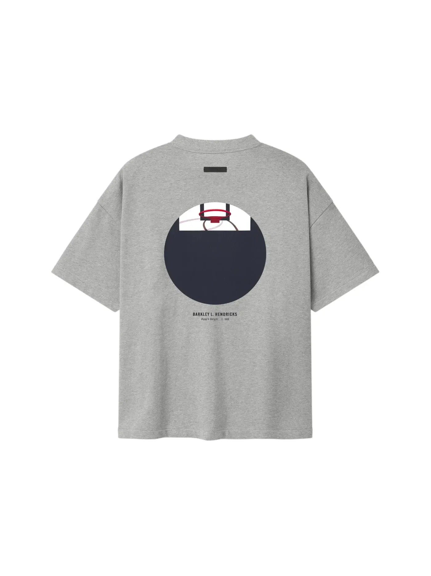 Унисекс футболка с принтом Fear of God Essentials Celtics x Barkley Hendricks 90s Tee Concrete Heather — изображение 2 из 2