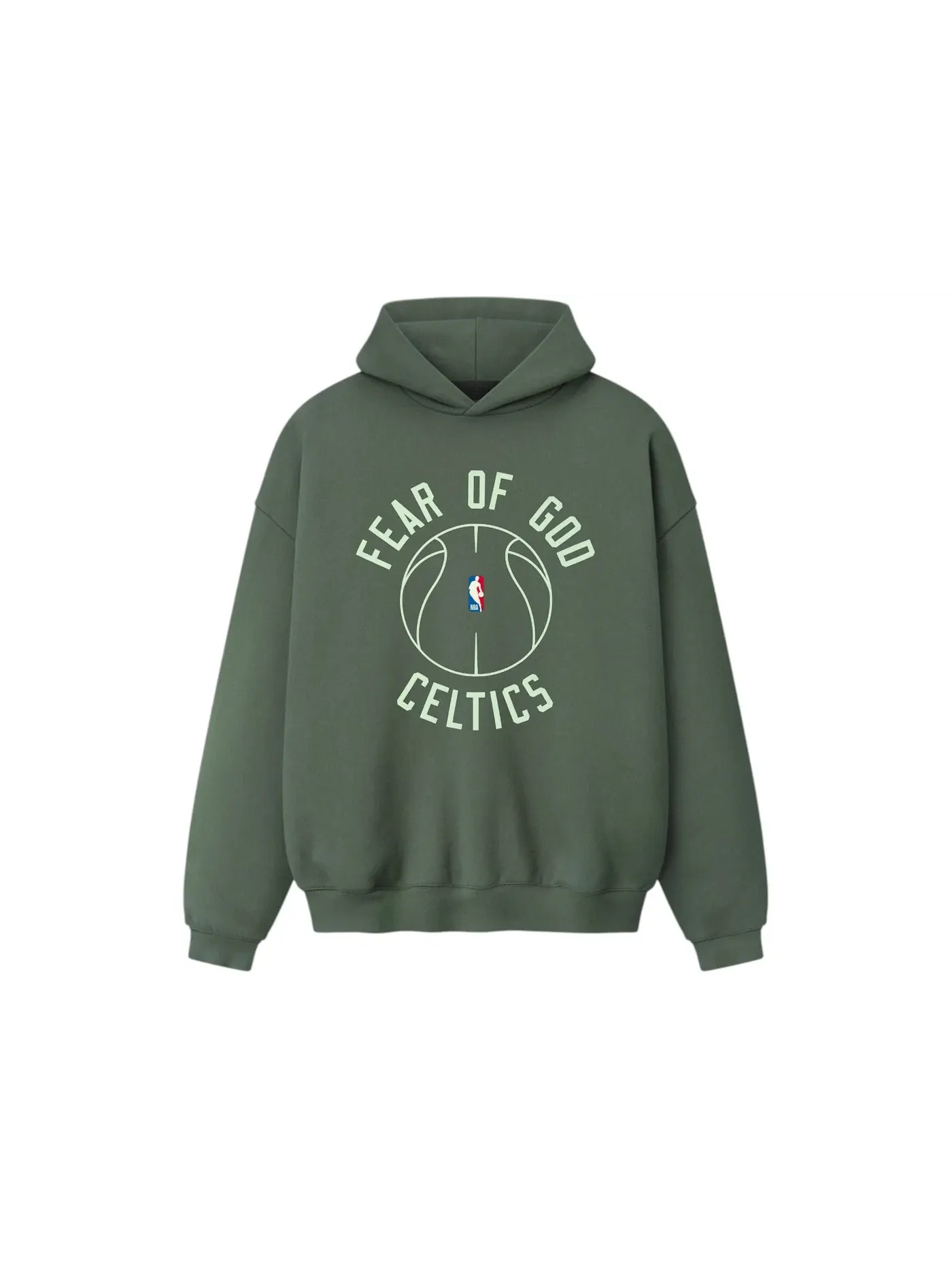 Унисекс худи Fear of God Essentials Celtics x Barkley Hendricks 90s Hoodie — изображение 1 из 2, зеленый