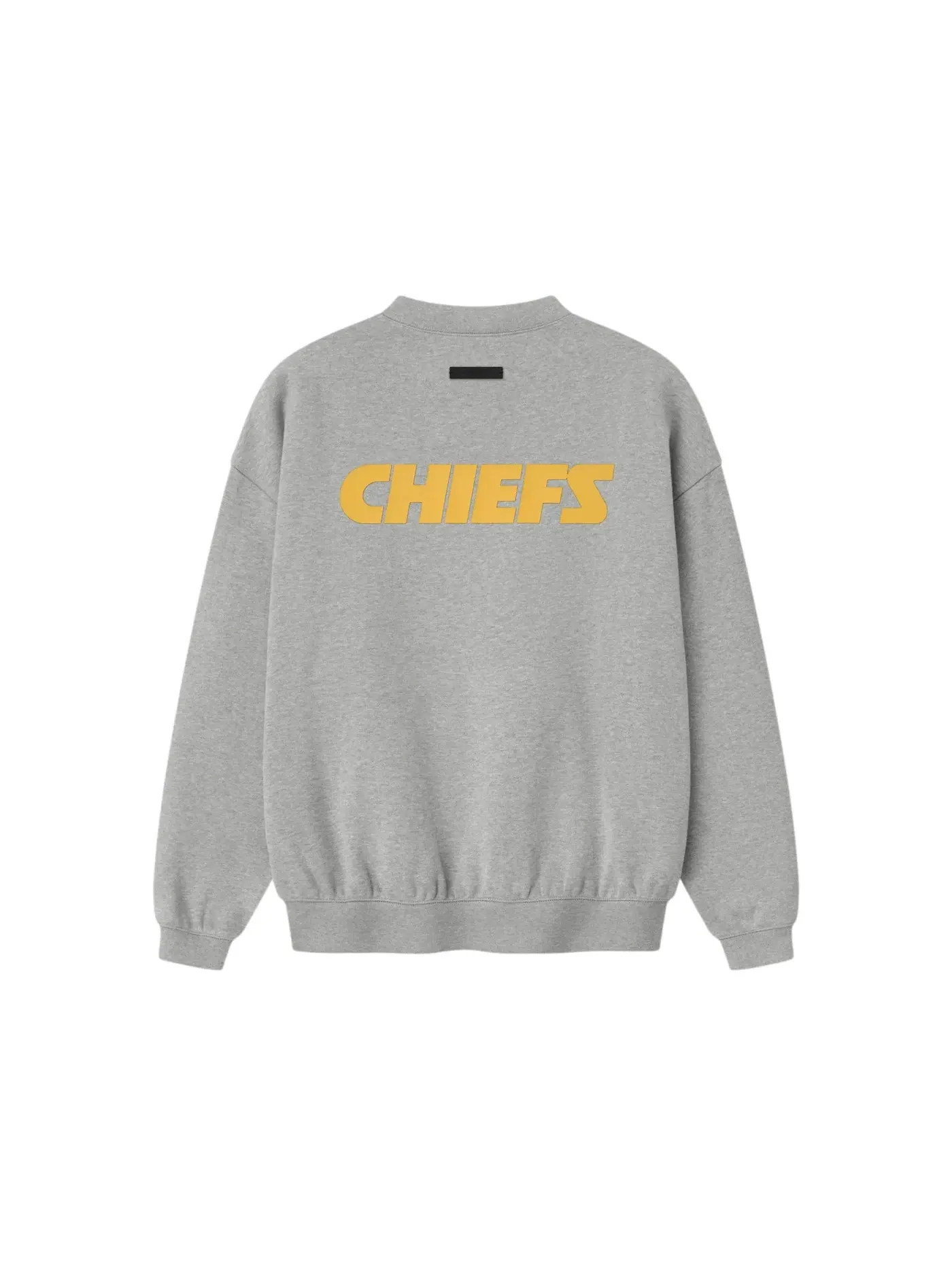 Мужской свитшот с длинным рукавом Fear of God Essentials Chiefs Sport Crewneck, Concrete Heather — изображение 2 из 2